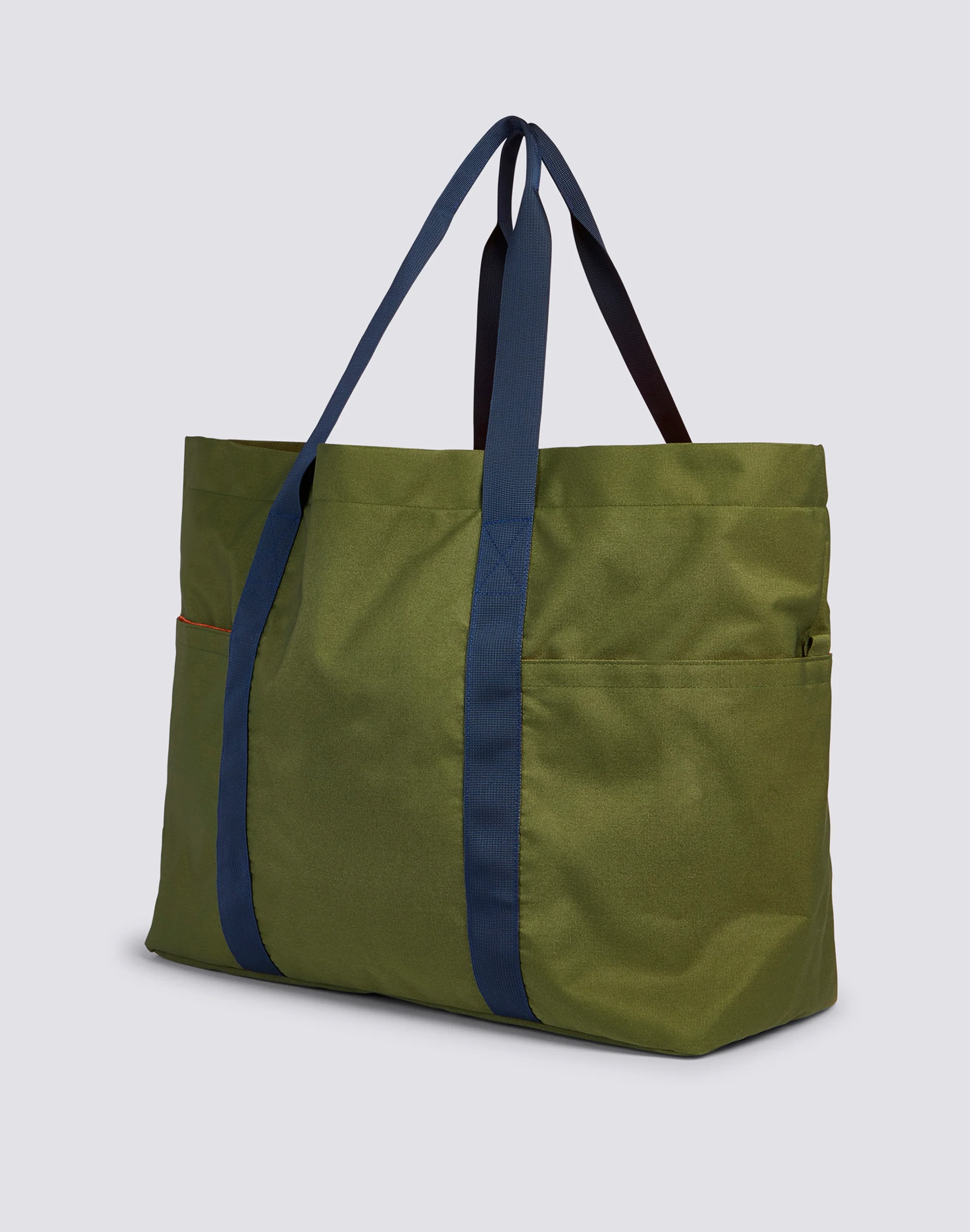 MILITARY TOTE BAG CON DETTAGLI A CONTRASTO - Image 2