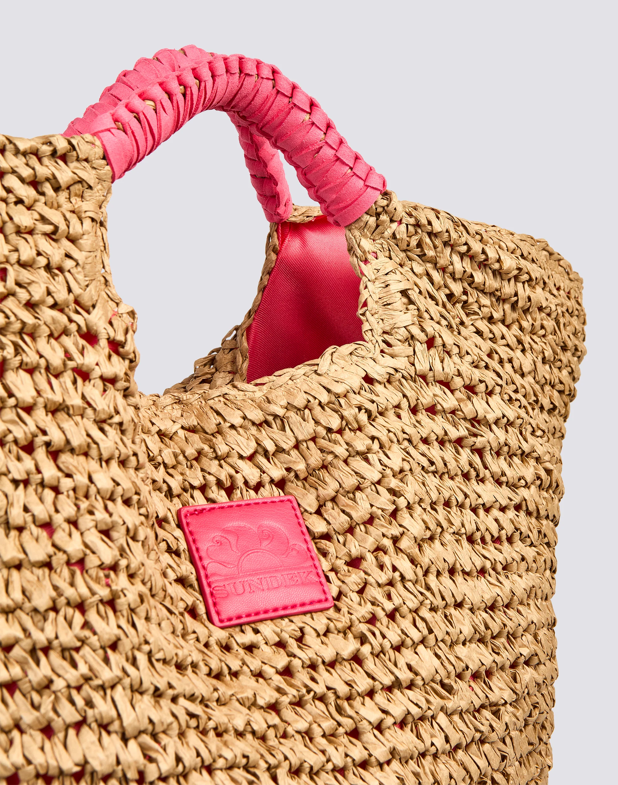 MAXI BORSA IN PAPER STRAW INTRECCIATA - Image 3