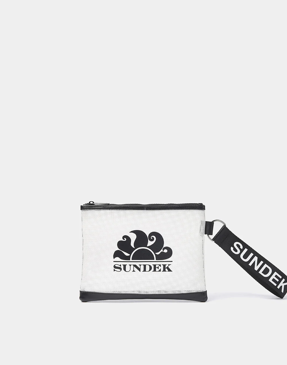 MINI POCHETTE IN MESH CON LOGO