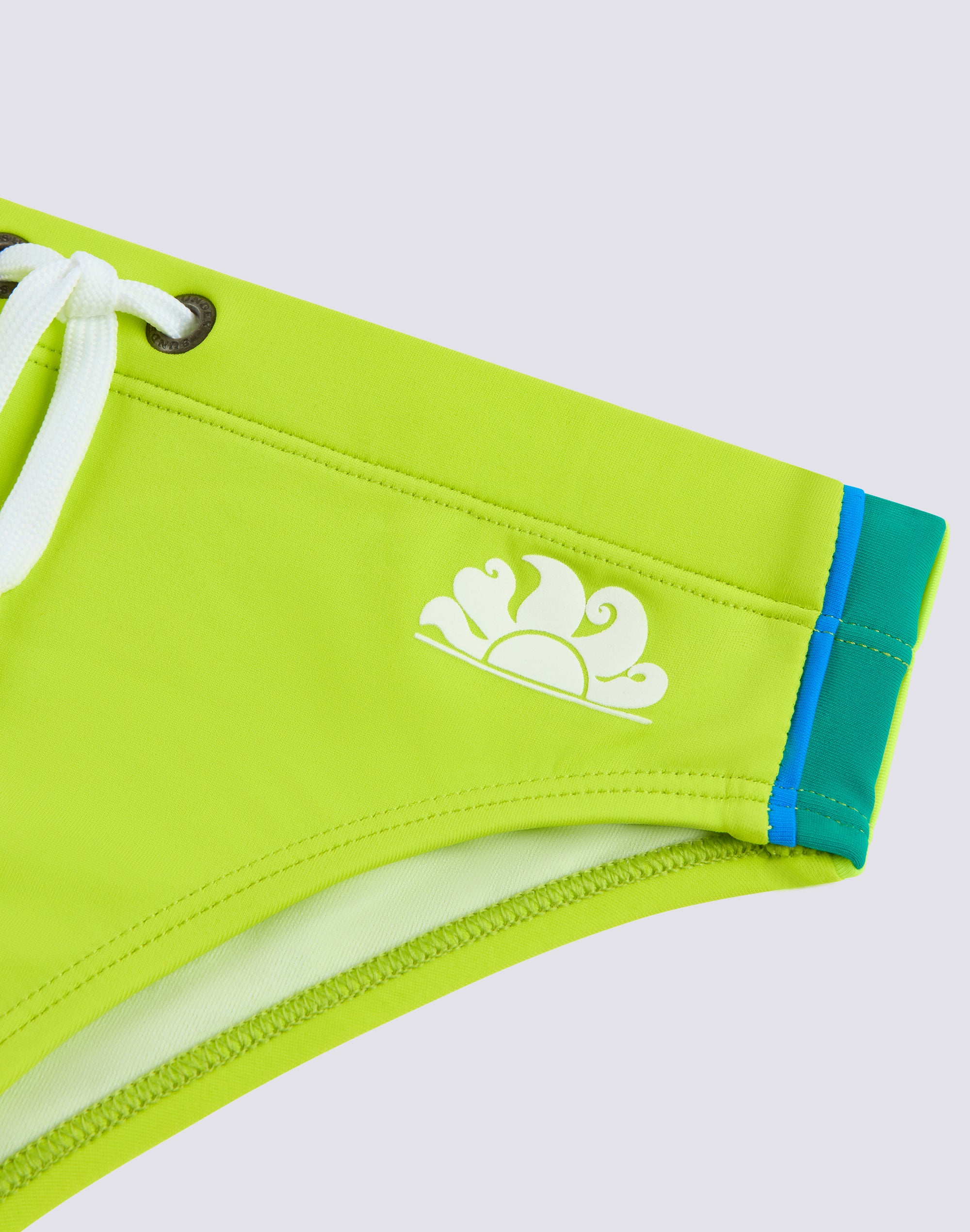SLIP MARE BAMBINO CON DETTAGLI ARCOBALENO SUI LATI - Image 3