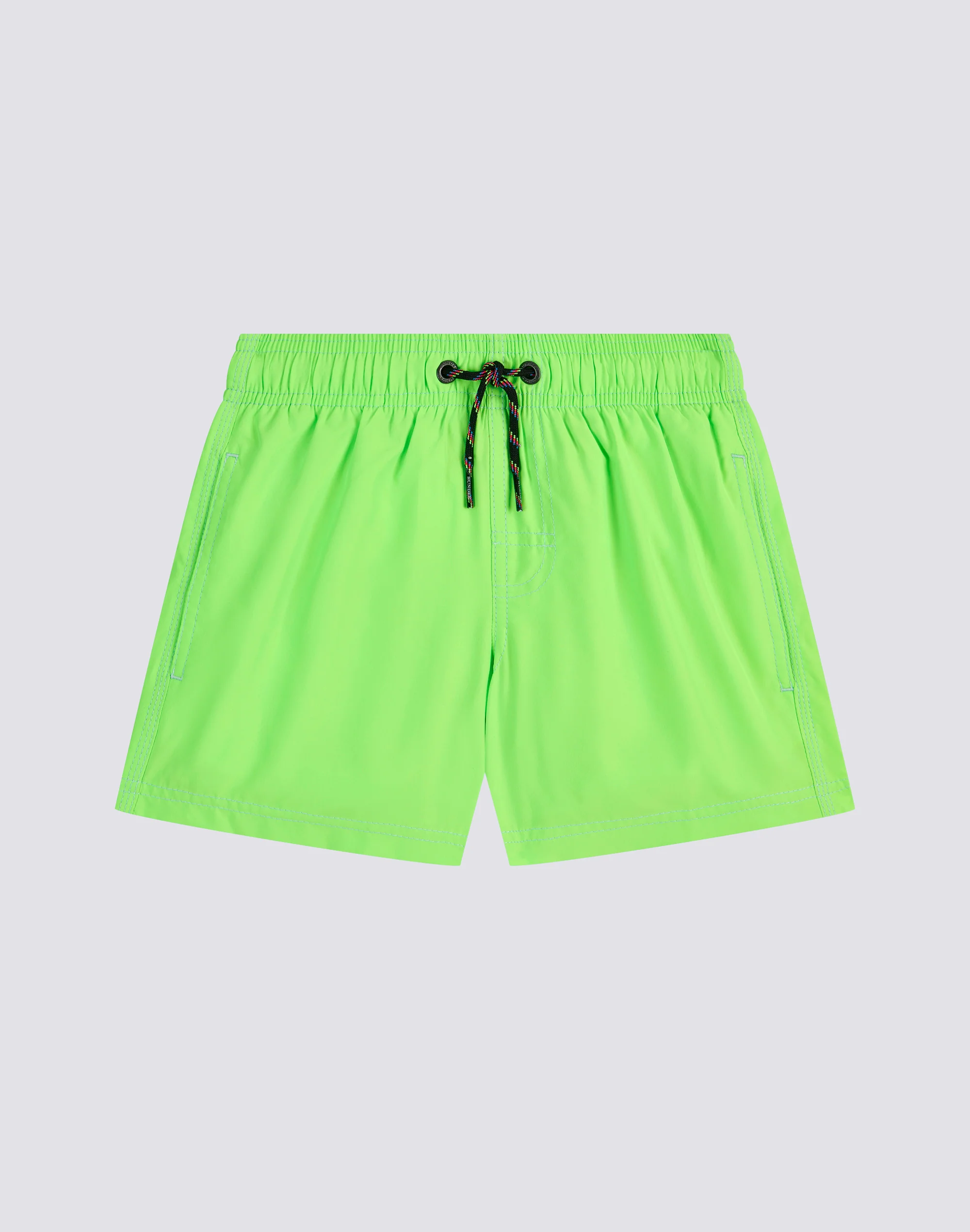 COSTUME DA BAGNO BAMBINO CORTO VITA ELASTICATA POLIESTERE RICICLATO REPREVE® FLUO - Image 2