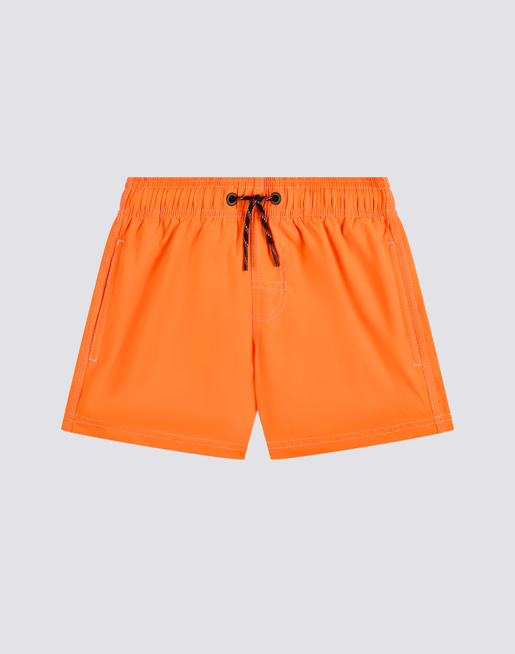 COSTUME DA BAGNO BAMBINO CORTO VITA ELASTICATA POLIESTERE RICICLATO REPREVE® FLUO - Image 2