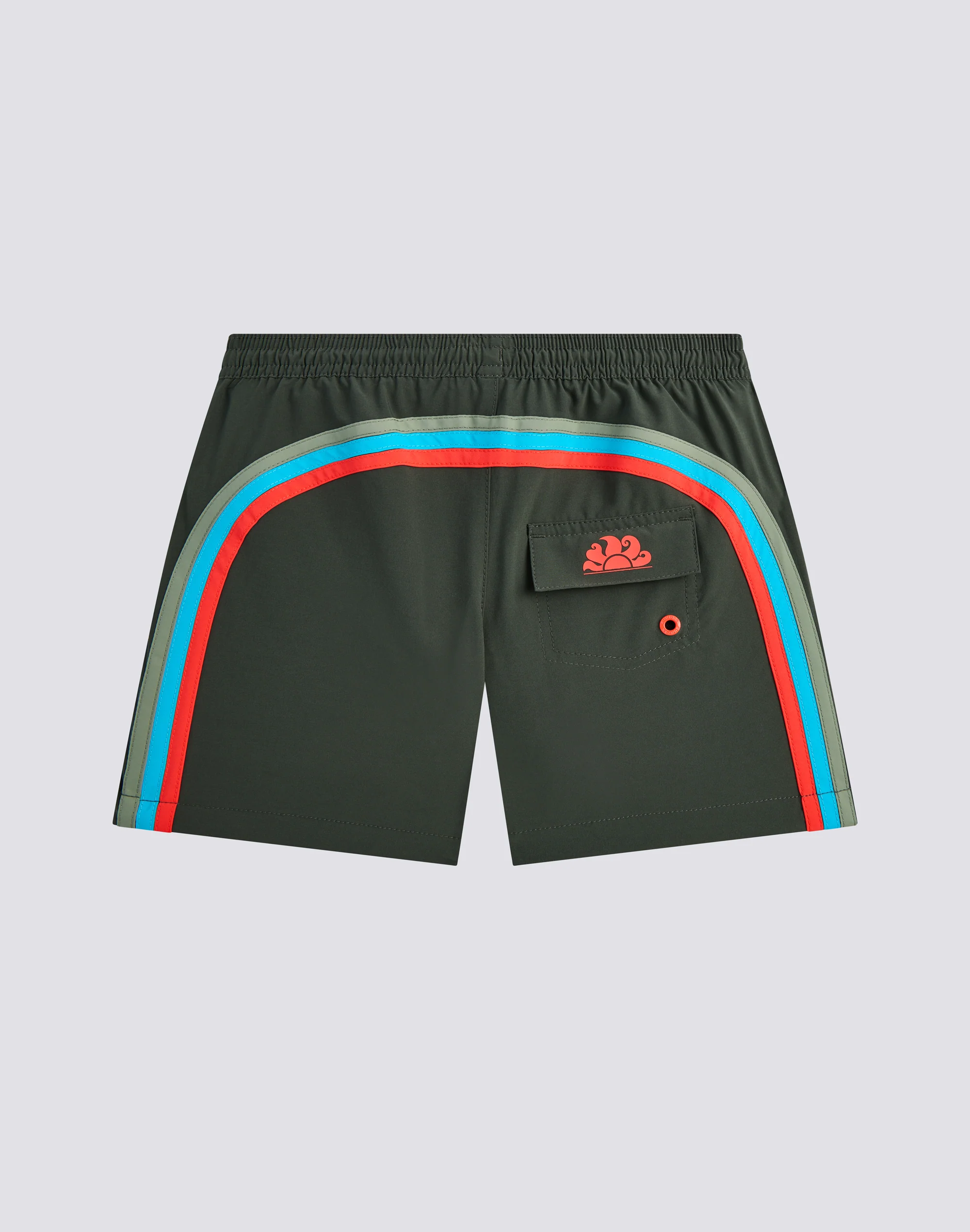 COSTUME DA BAGNO BAMBINO CORTO VITA ELASTICATA IN TESSUTO STRETCH
