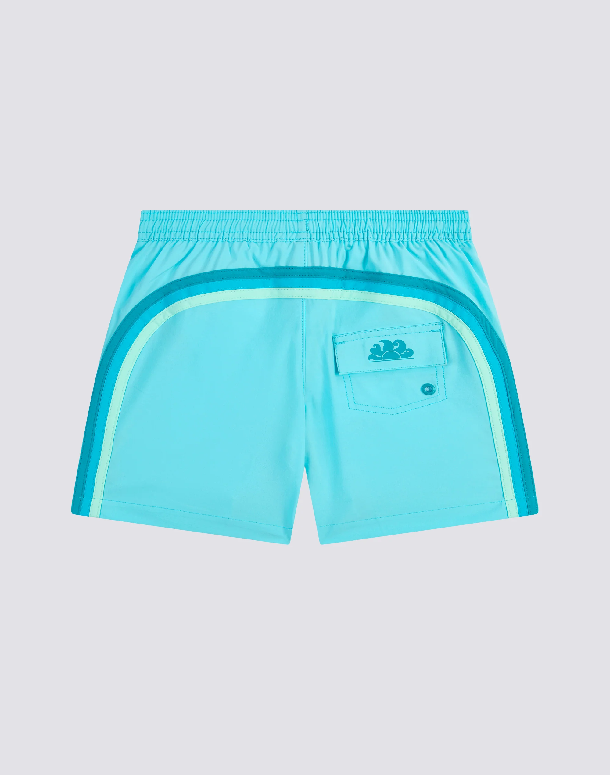 COSTUME DA BAGNO BAMBINO CORTO VITA ELASTICATA IN TESSUTO STRETCH