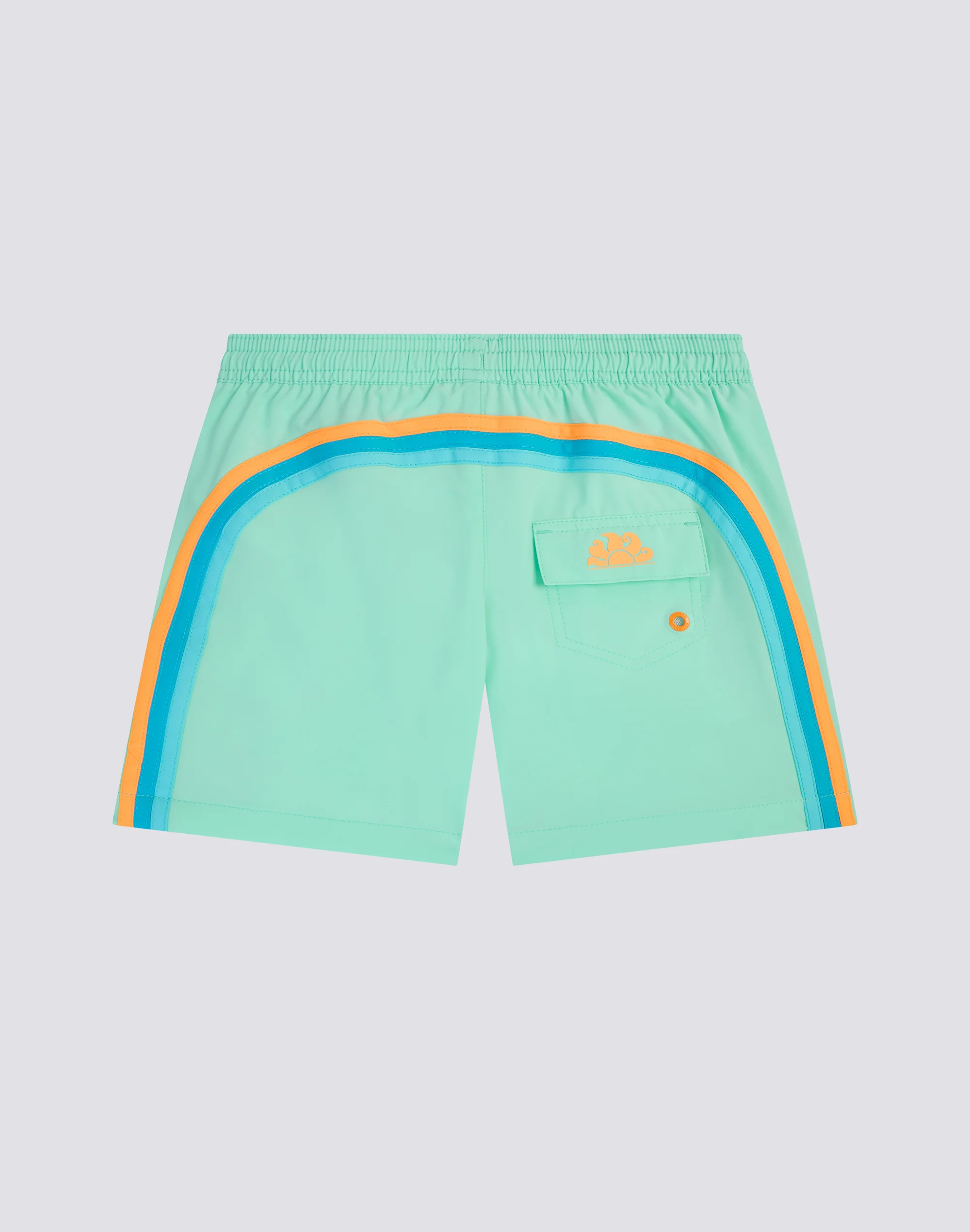 COSTUME DA BAGNO BAMBINO CORTO VITA ELASTICATA IN TESSUTO STRETCH
