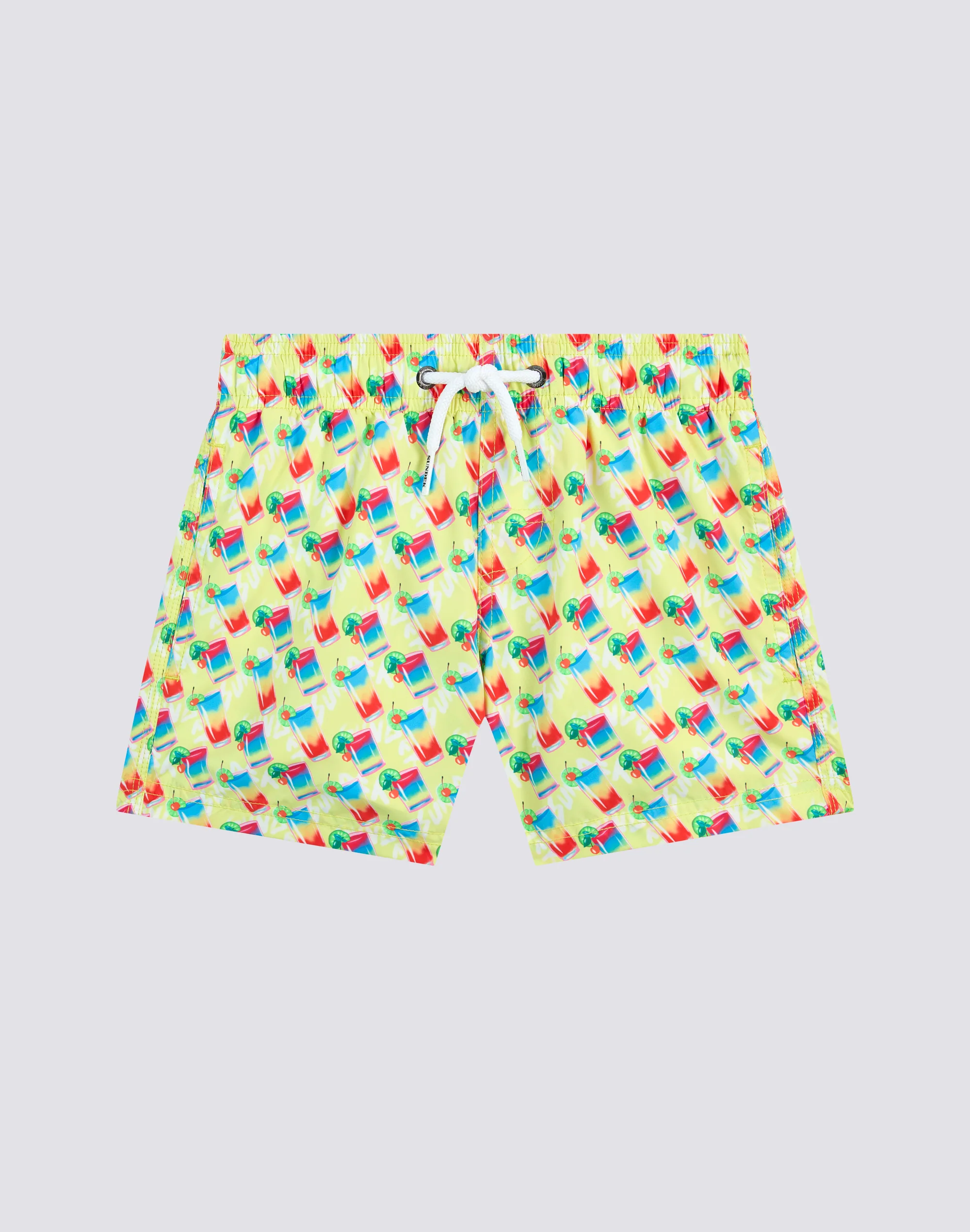 COSTUME DA BAGNO CORTO VITA ELASTICATA STAMPA SUNDRINK IN POLY RICICLATO