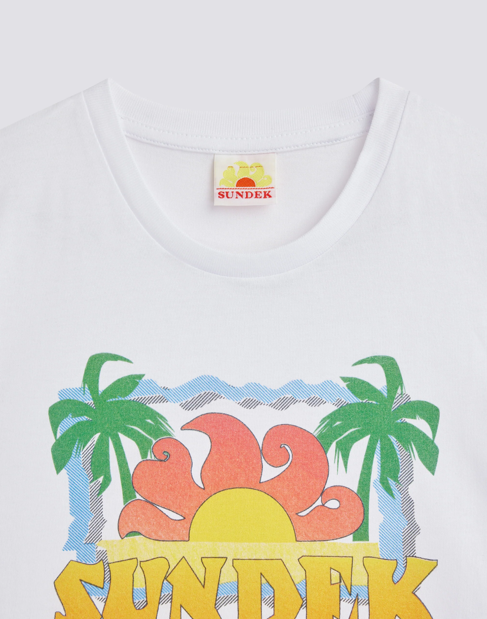 T-SHIRT CON STAMPA PALME D'ARCHIVIO - Image 3