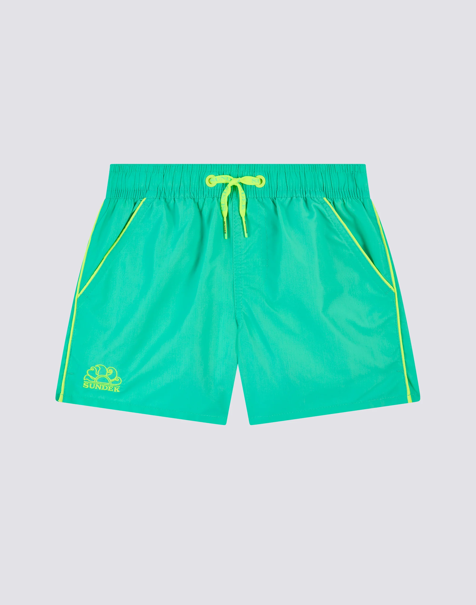 COSTUME DA BAGNO BAMBINO CORTO VITA ELASTICATA ICONIC TAFFETA CON PIPING
