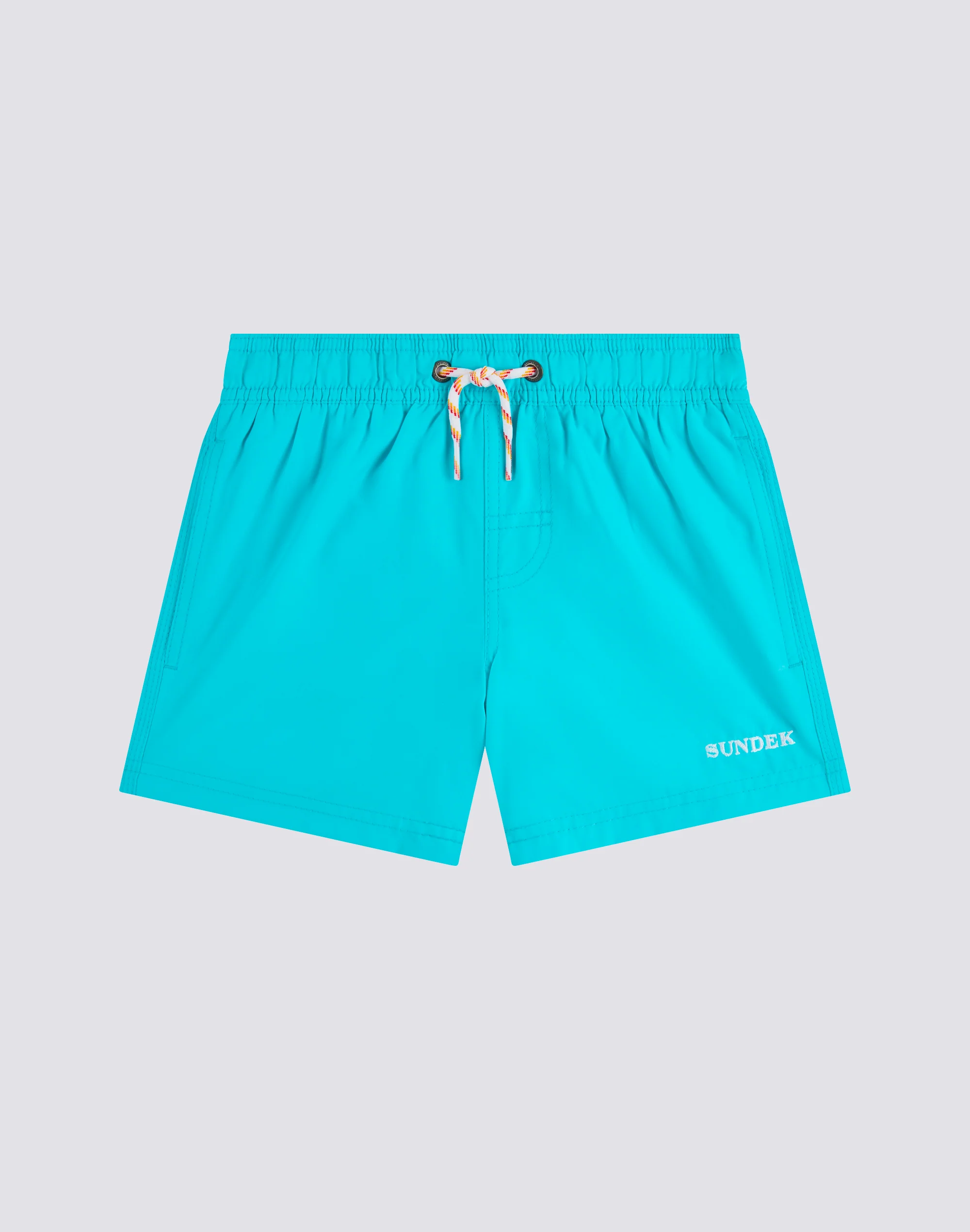 COSTUME DA BAGNO BAMBINO IN POLIESTERE RICICLATO REPREVE® CON DETTAGLI TRICOLORE - Image 2