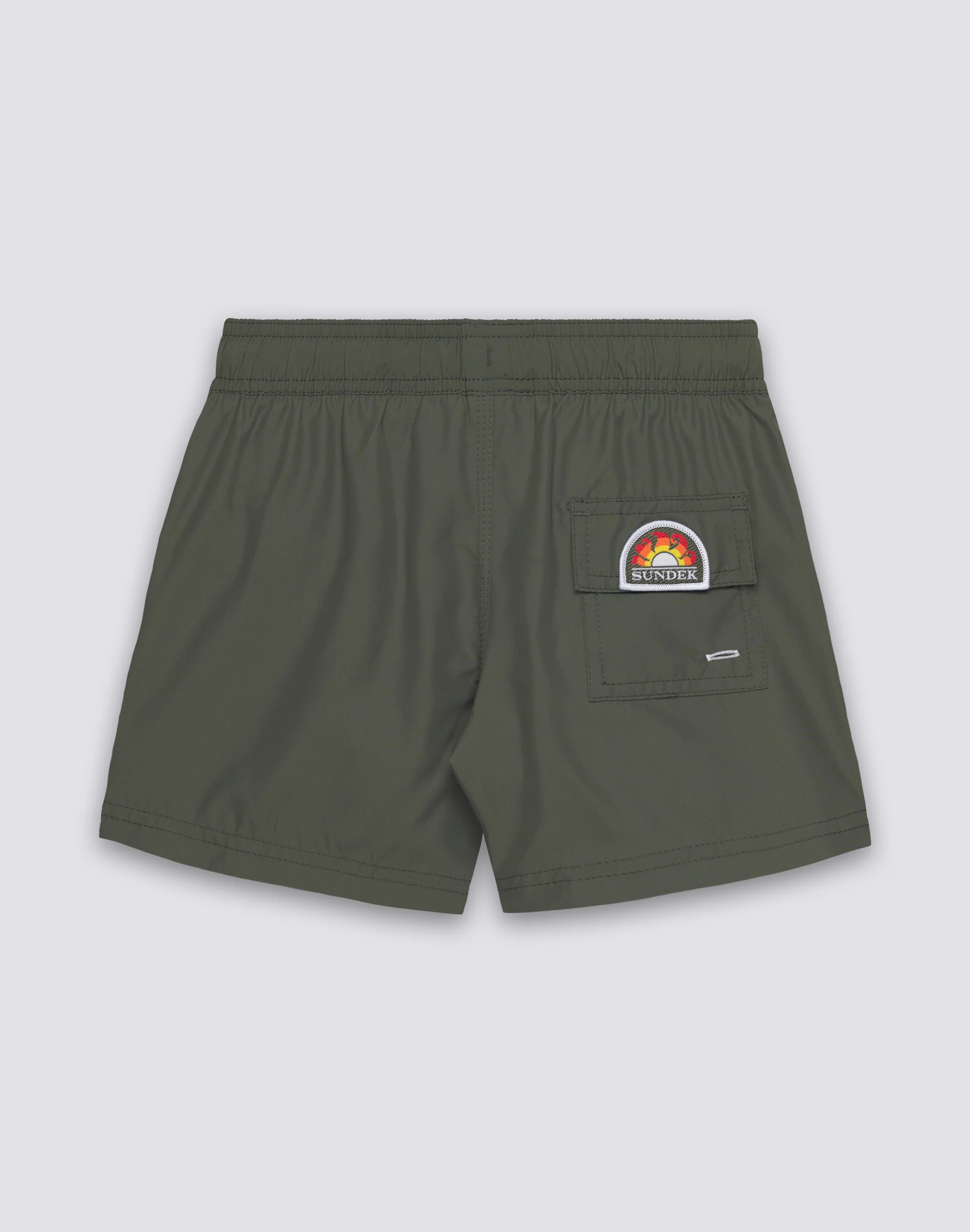 COSTUME DA BAGNO BAMBINO IN POLIESTERE RICICLATO REPREVE® CON DETTAGLI TRICOLORE - Image 2
