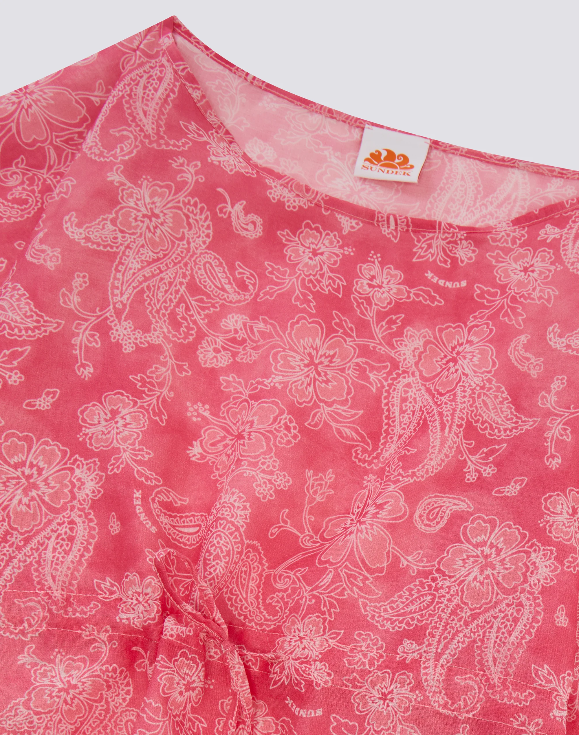 ABITO BAMBINA A FARFALLA CON STAMPA HIBI PAISLEY - Image 3