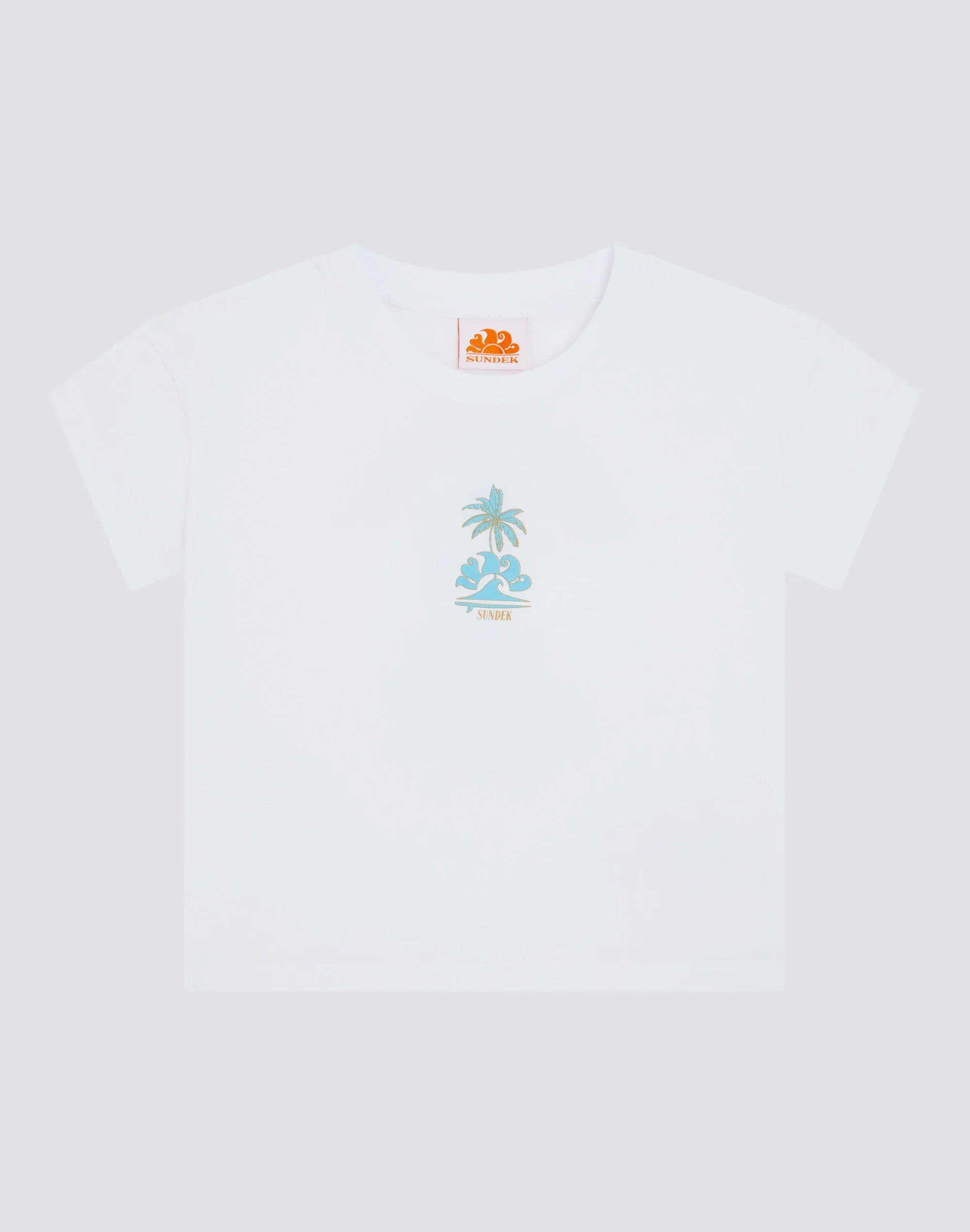 COMFORT T-SHIRT DA BAMBINA CON STAMPA GOOD VIBES ONLY SUL BACK - Image 2