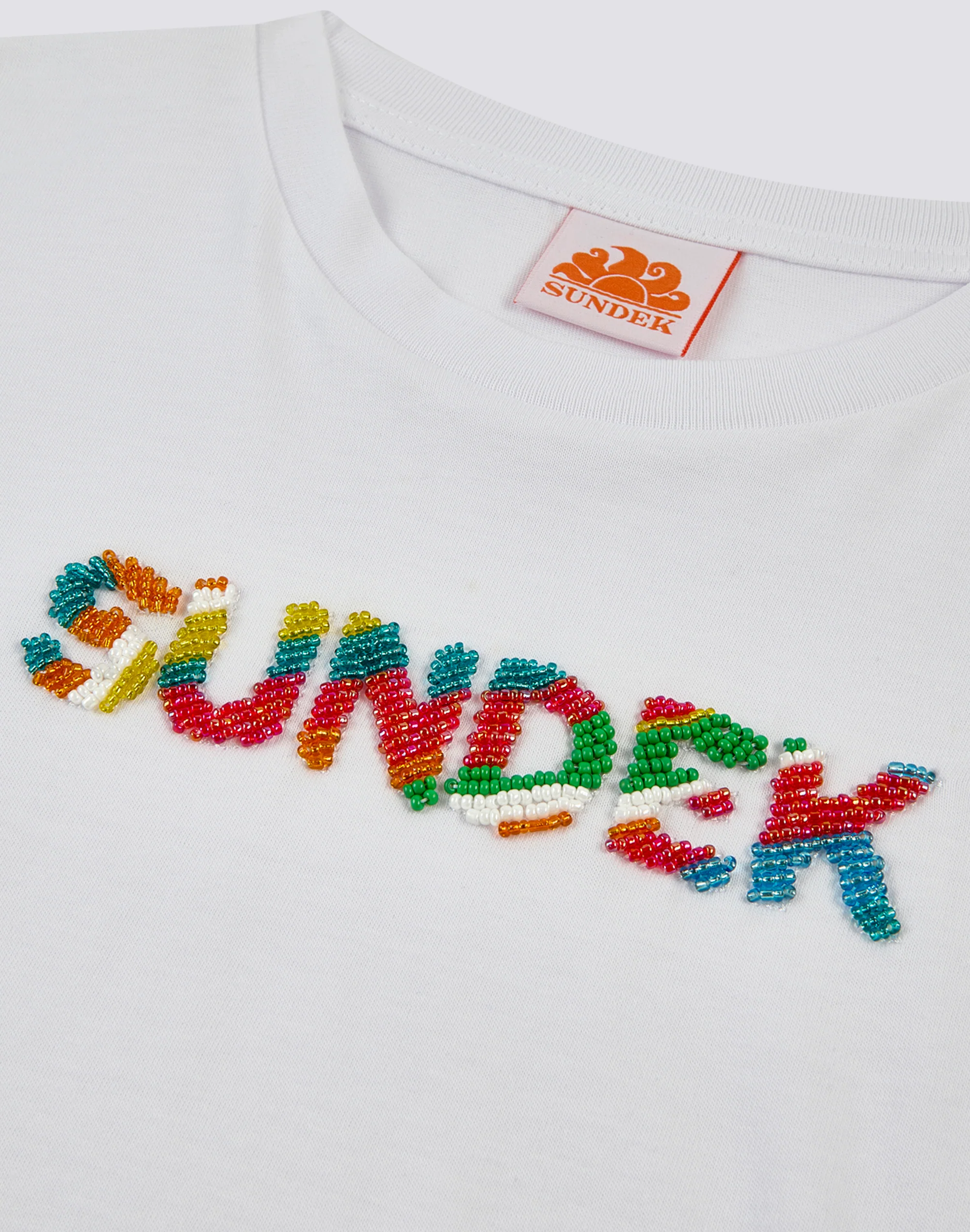T-SHIRT CON PERLINE MULTICOLOR - Image 3