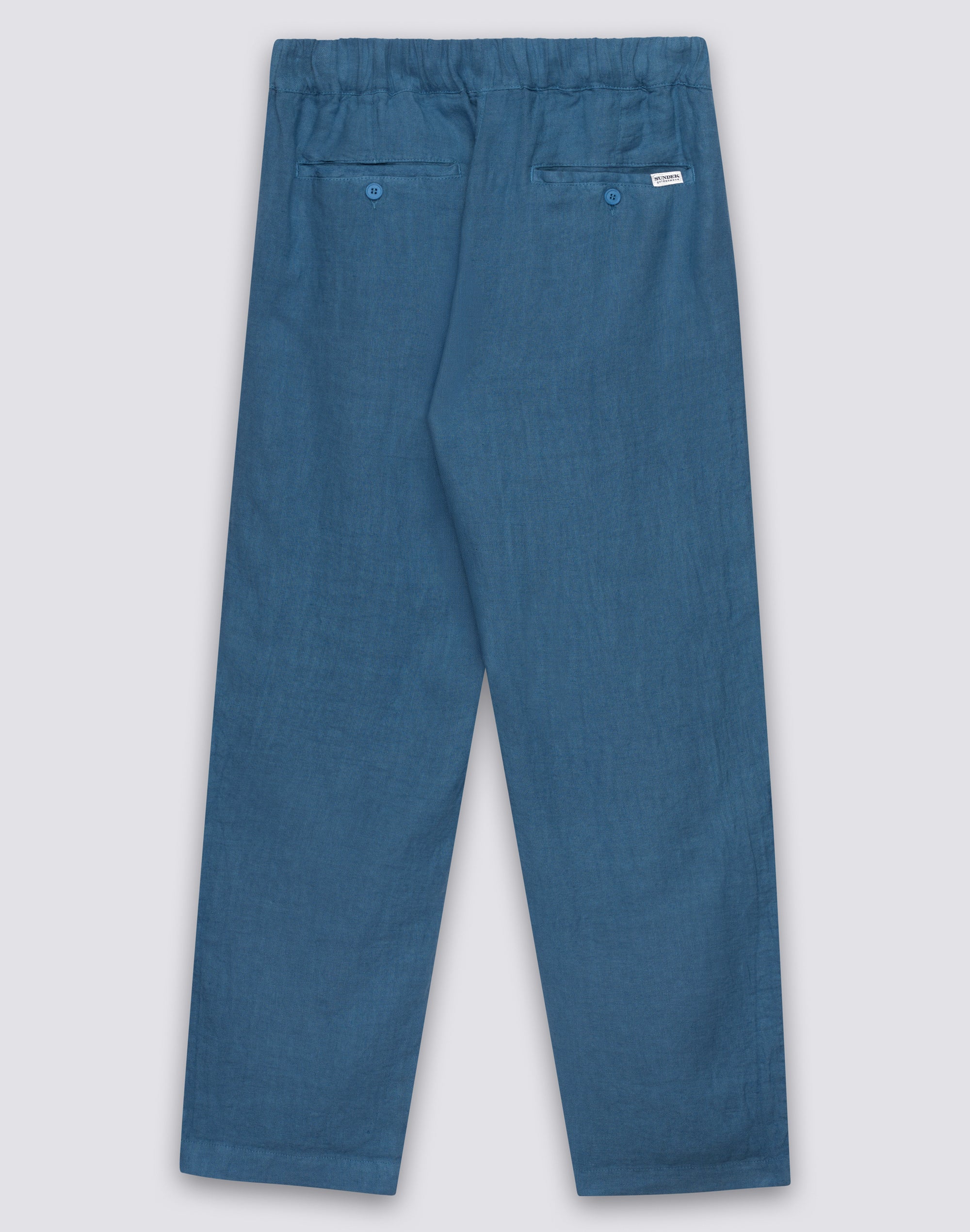 PANTALONI UOMO A VITA ELASTICATA IN LINO - Image 2