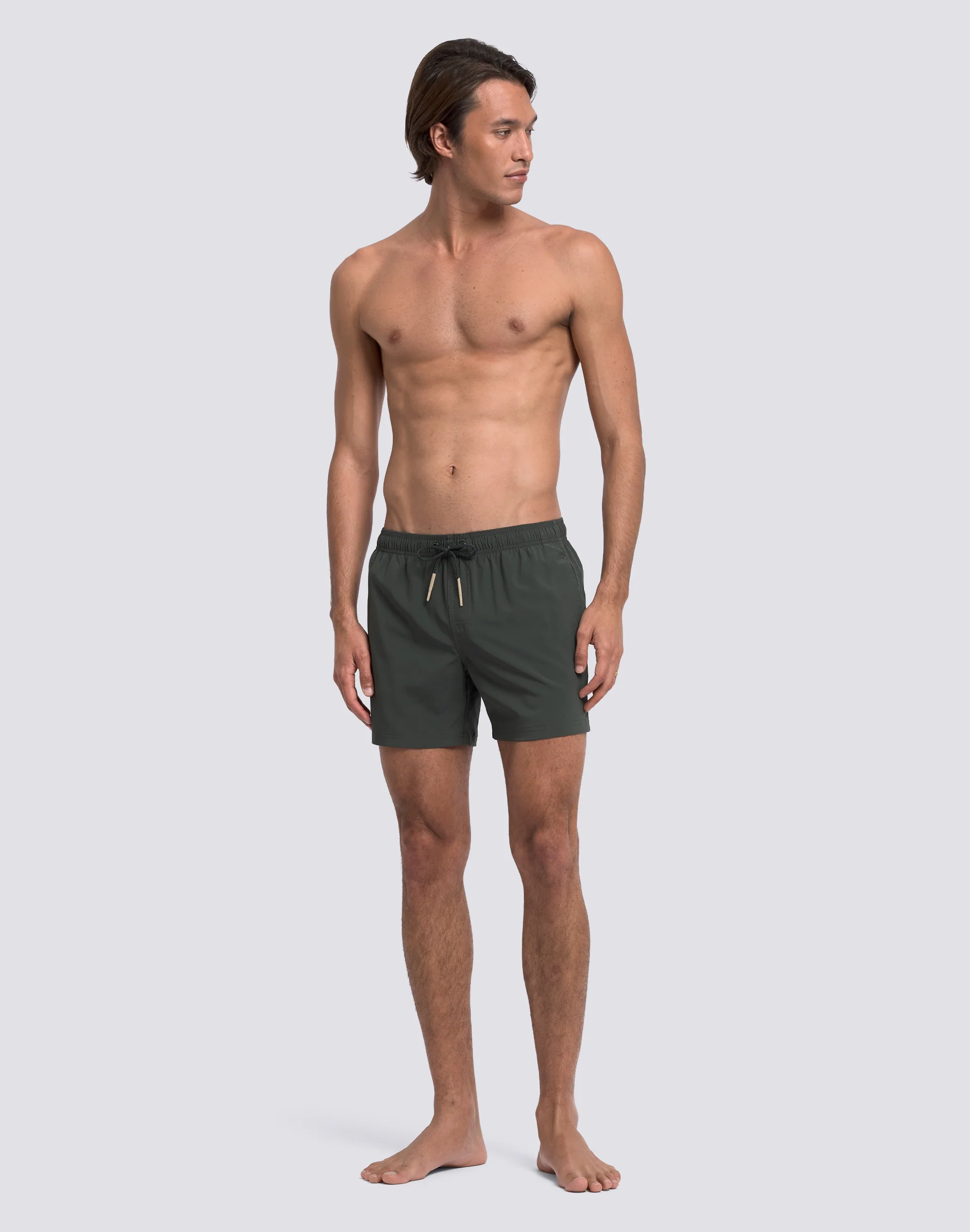 COSTUME DA BAGNO UOMO CORTO VITA ELASTICATA GOLDENWAVE TINTA UNITA 4WAY STRETCH - Image 3