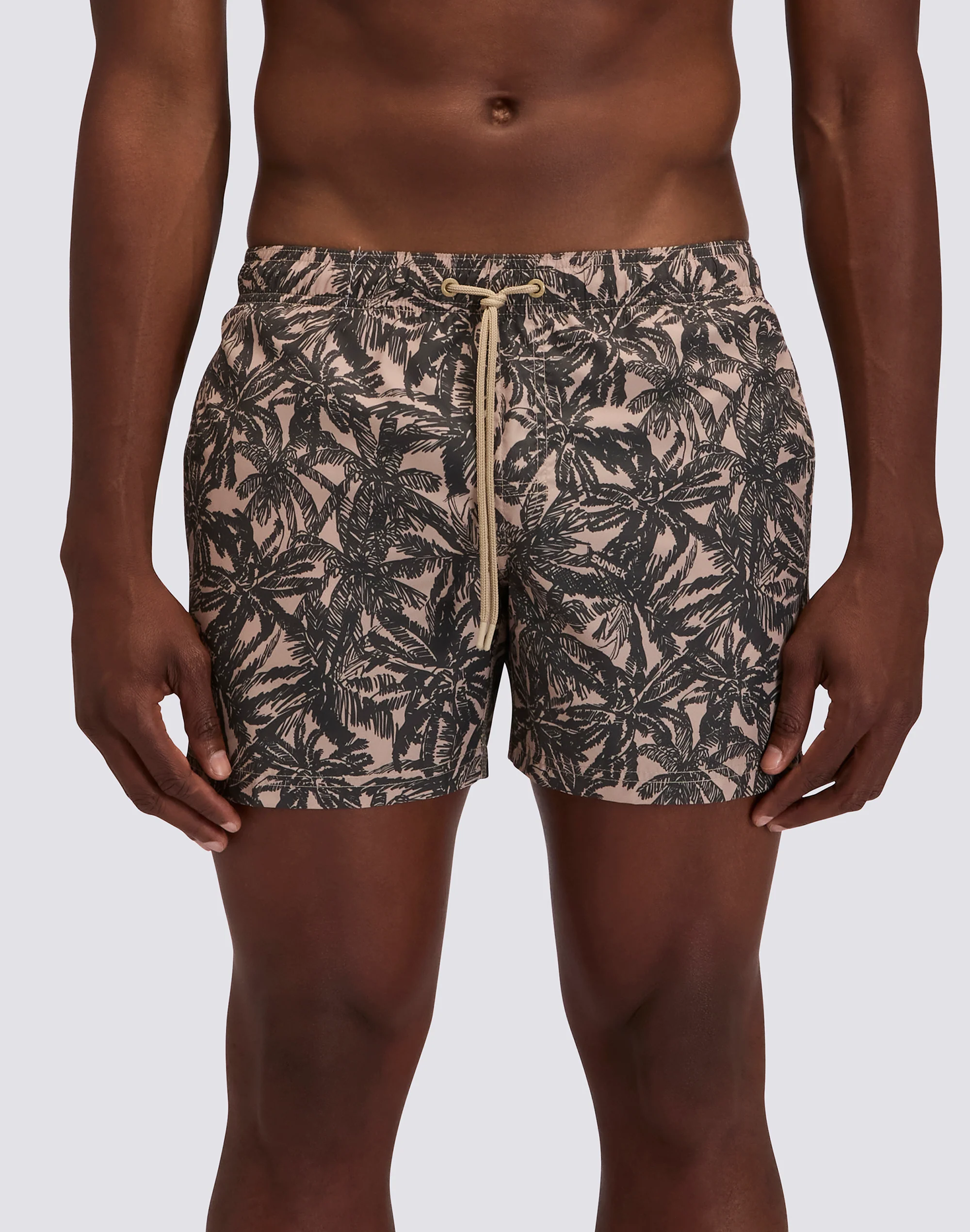 COSTUME DA BAGNO UOMO CORTO GOLDENWAVE STAMPA CAMO PALM - Image 2
