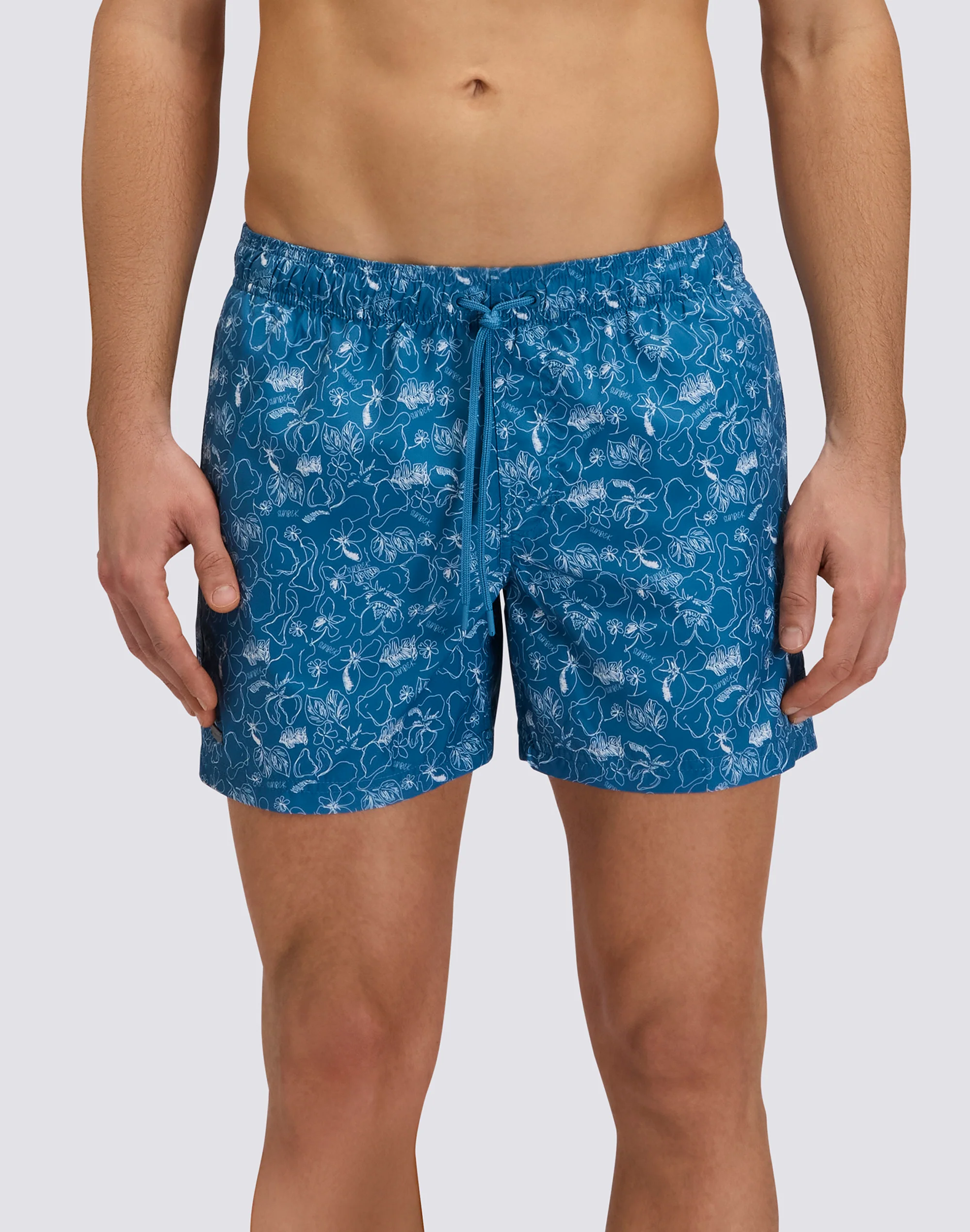 COSTUME DA BAGNO UOMO CORTO GOLDENWAVE STAMPA EN PLEIN AIR - Image 2