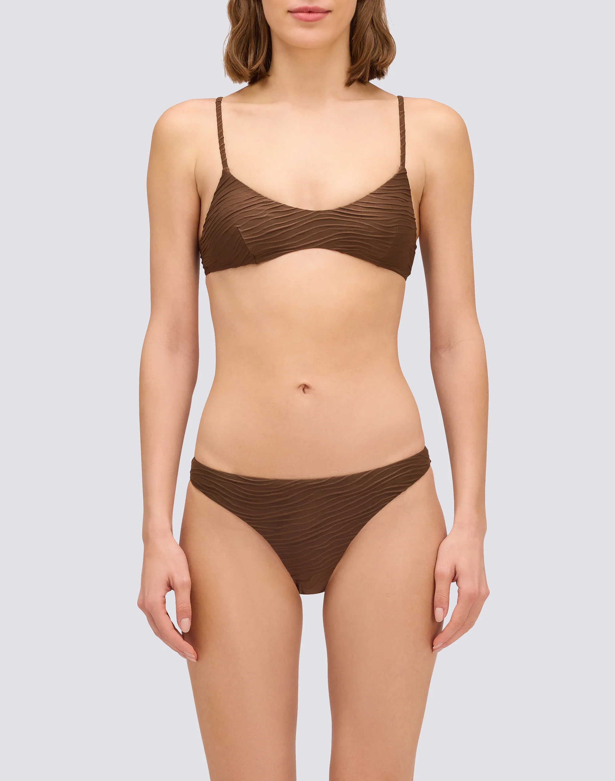 ASTRA - BIKINI SLIP FISSO JACQUARD EFFETTO WAVE - Image 2