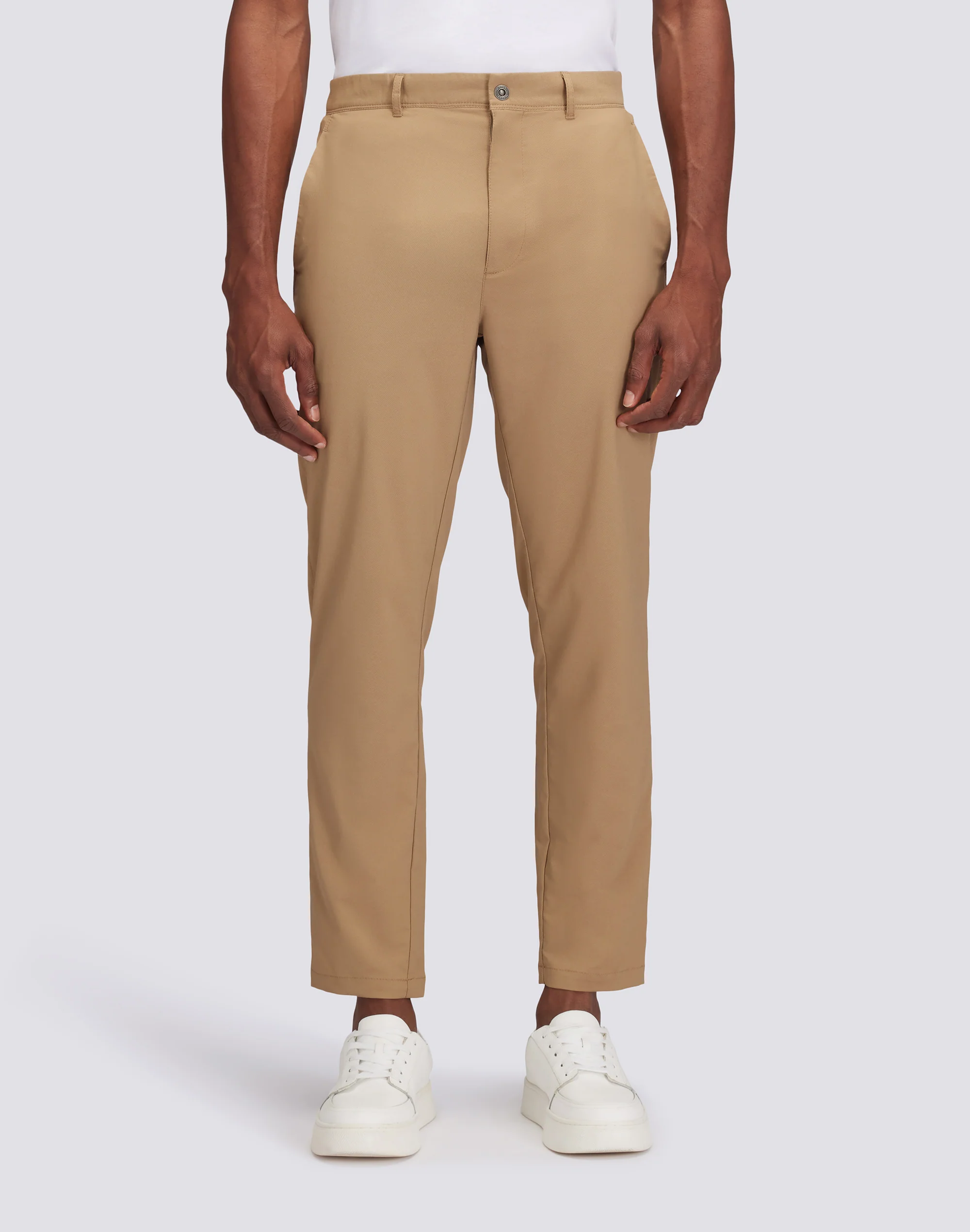 PANTALONI SEMI ELASTICI IN TESSUTO QUICK-DRY