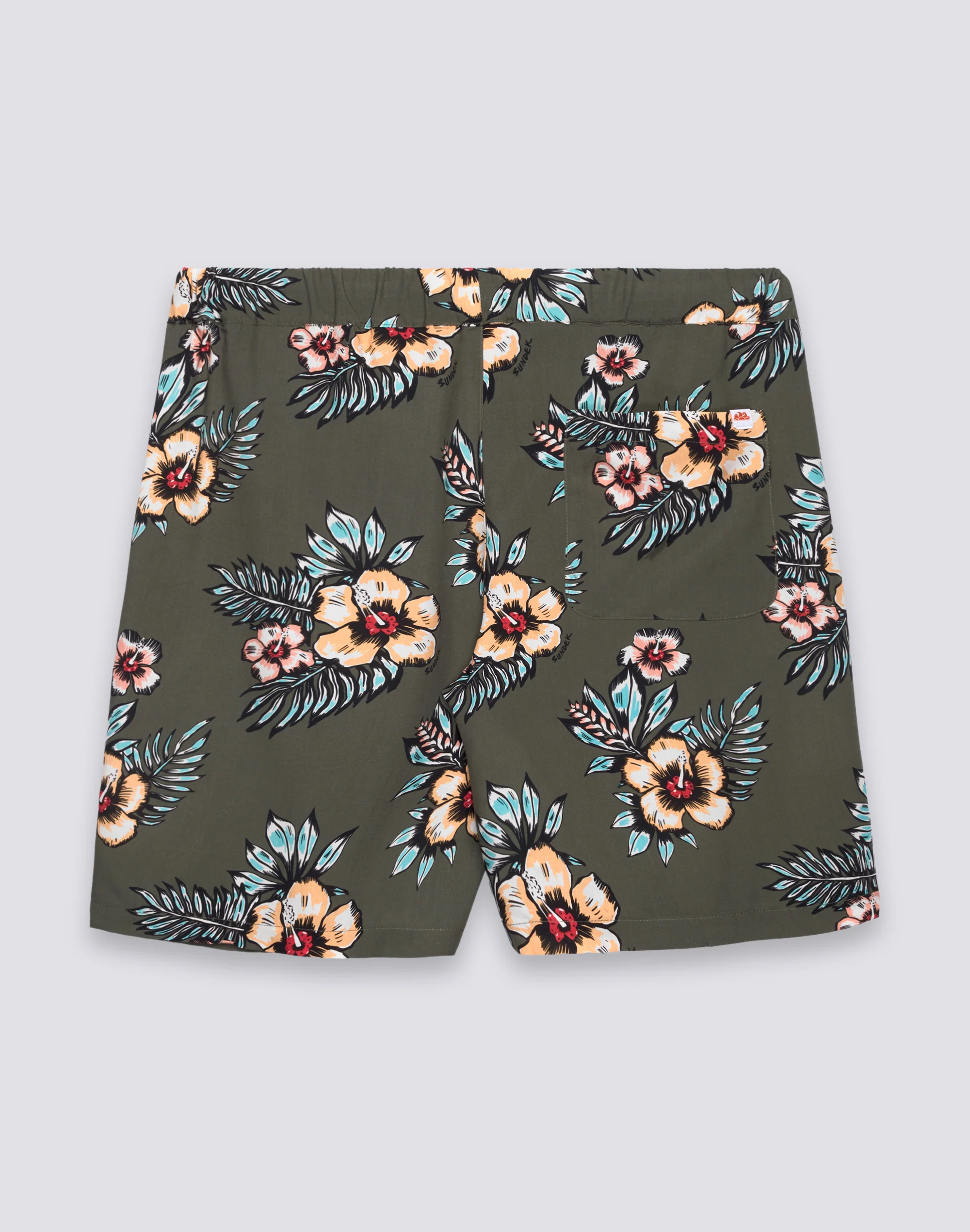 WALKSHORT UOMO STAMPATO IN VISCOSA POPELINE - Image 2