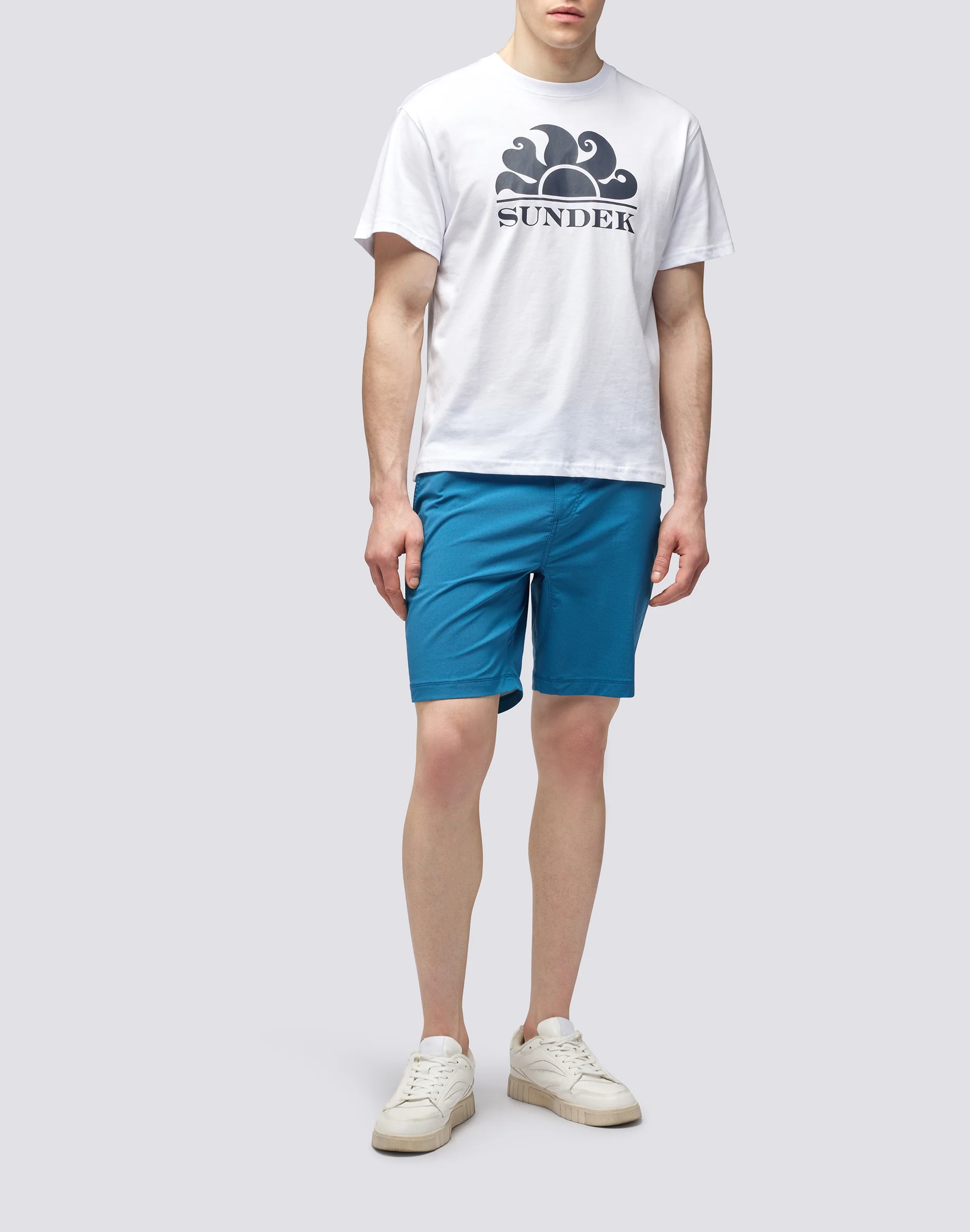 T-SHIRT GIROCOLLO CON STAMPA LOGO - Image 4