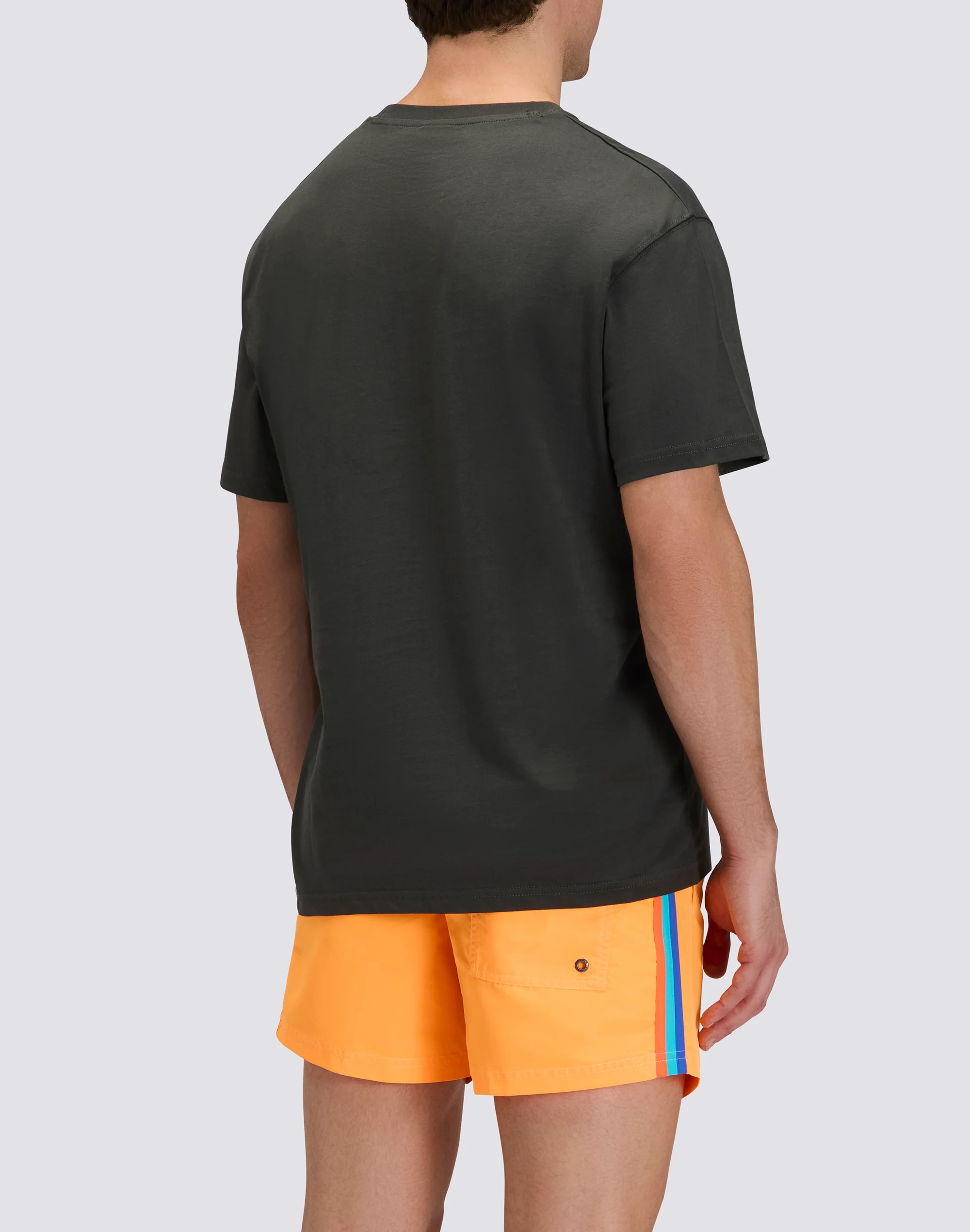 T-SHIRT UOMO A GIROCOLLO CON STAMPA LOGO - Image 2