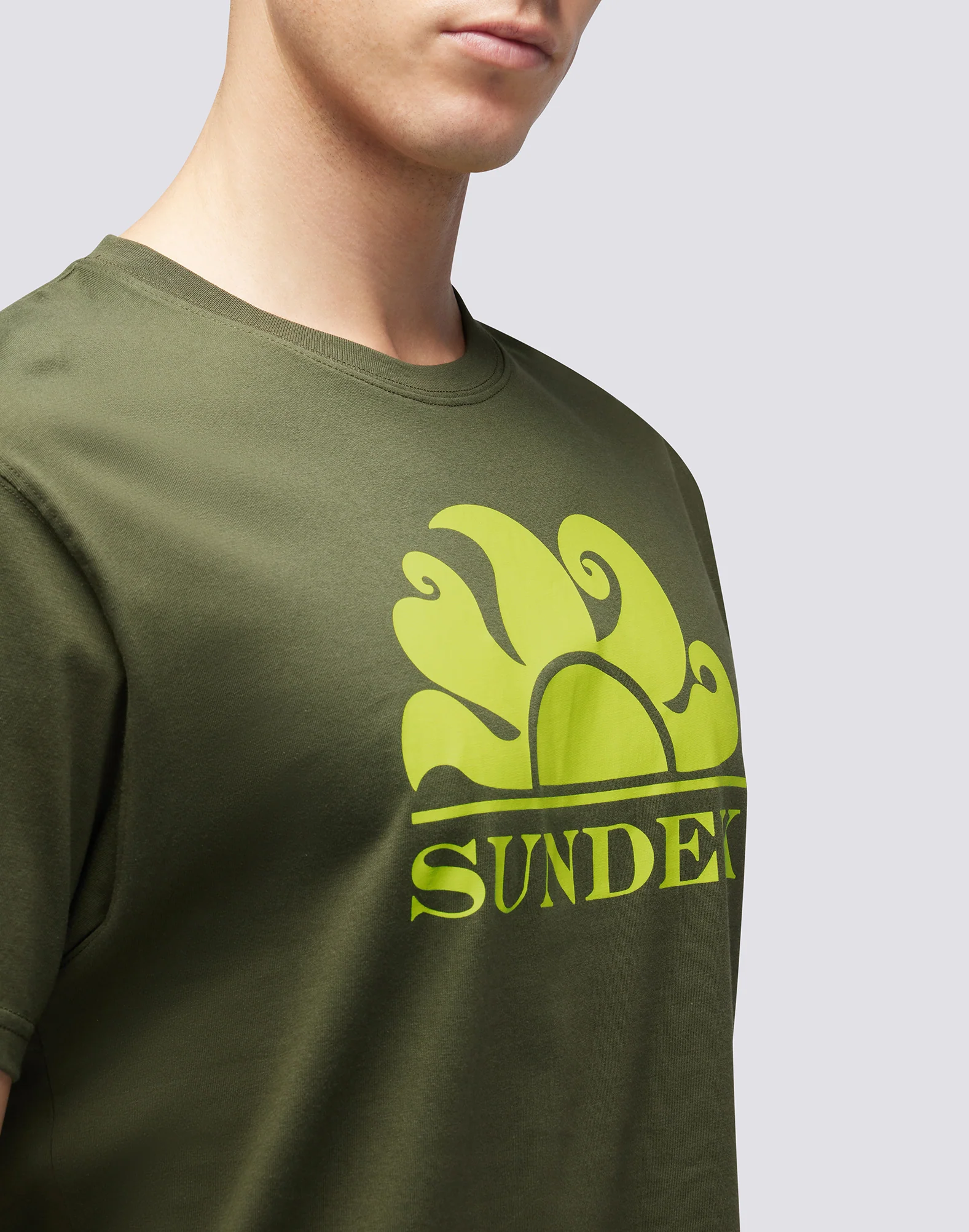T-SHIRT GIROCOLLO CON STAMPA LOGO - Image 3