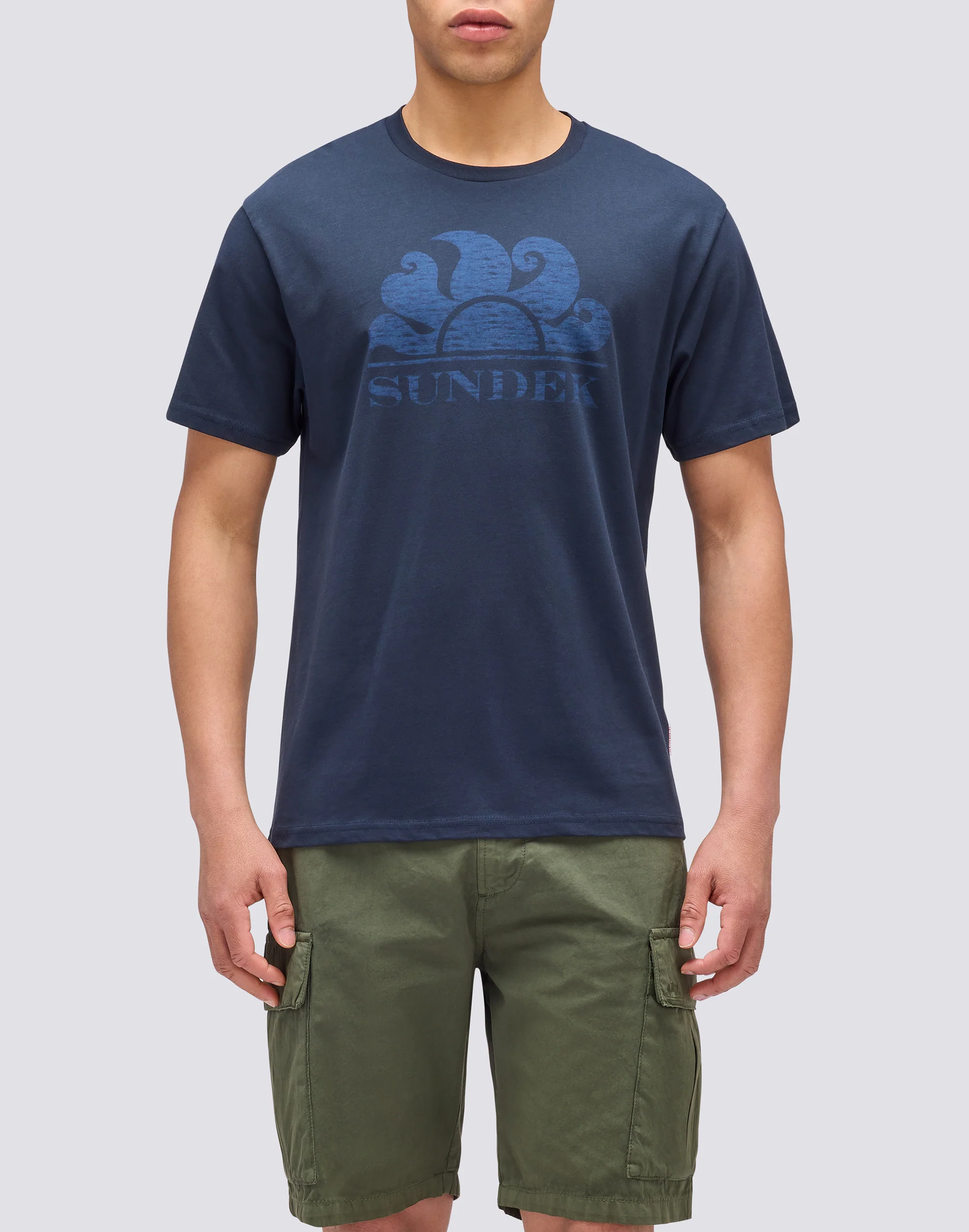 T-SHIRT MANICHE CORTE CON LOGO