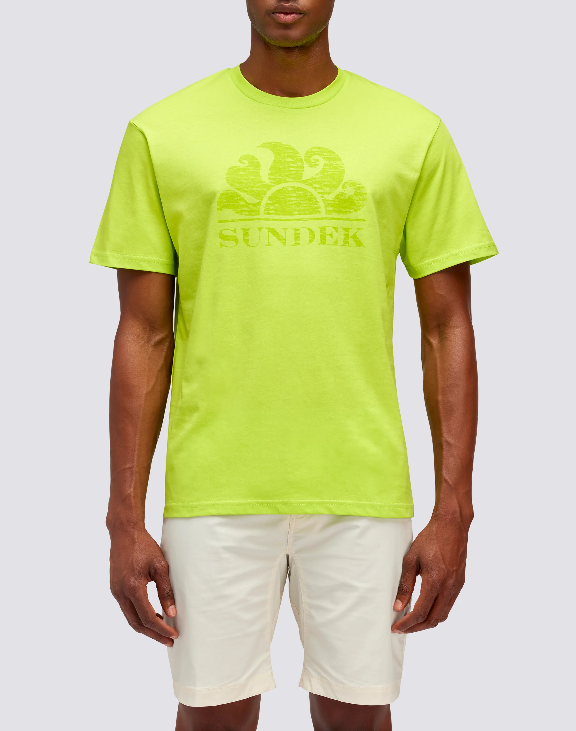 T-SHIRT UOMO A MANICHE CORTE CON LOGO