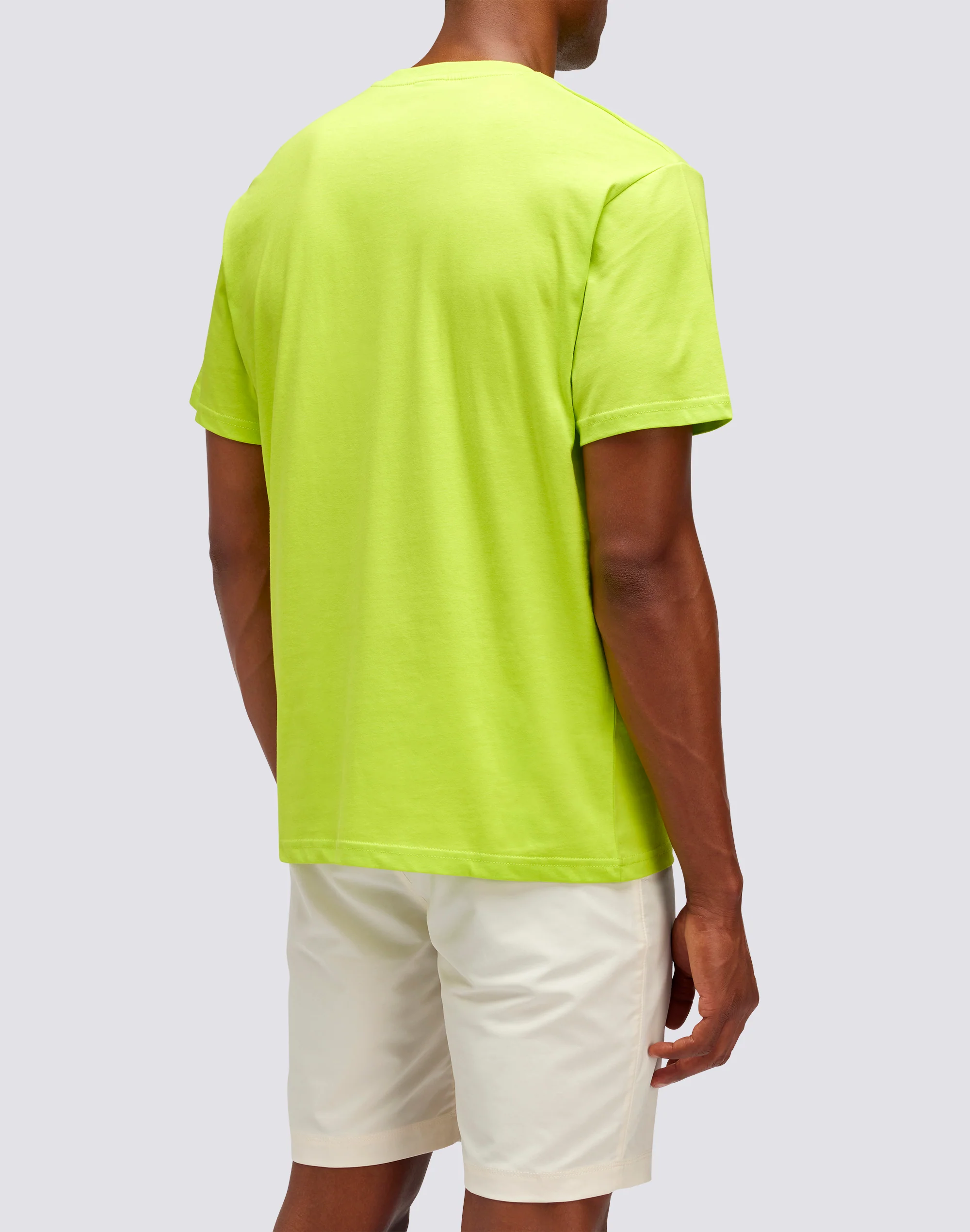T-SHIRT UOMO A MANICHE CORTE CON LOGO - Image 2