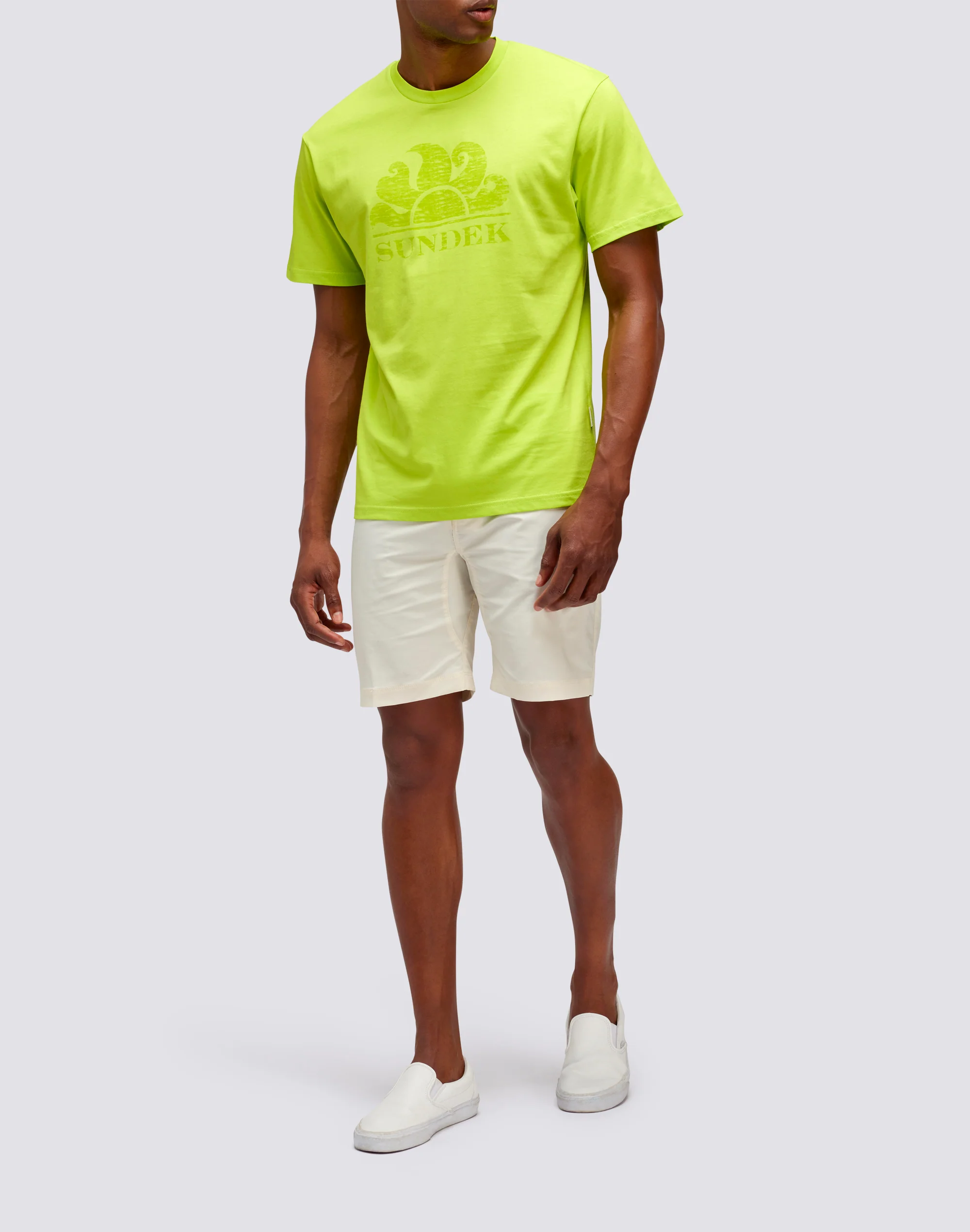 T-SHIRT UOMO A MANICHE CORTE CON LOGO - Image 4