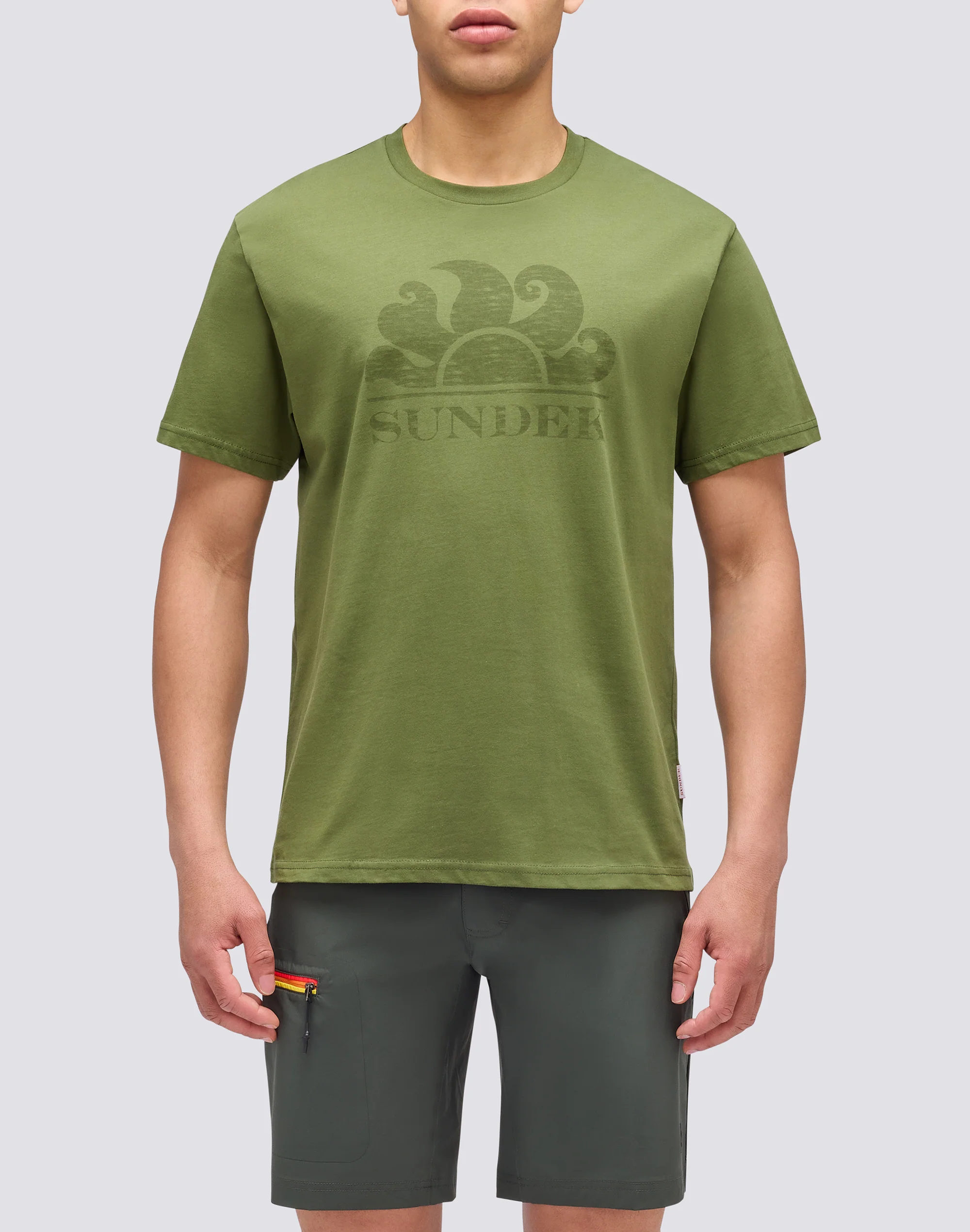 T-SHIRT MANICHE CORTE CON LOGO