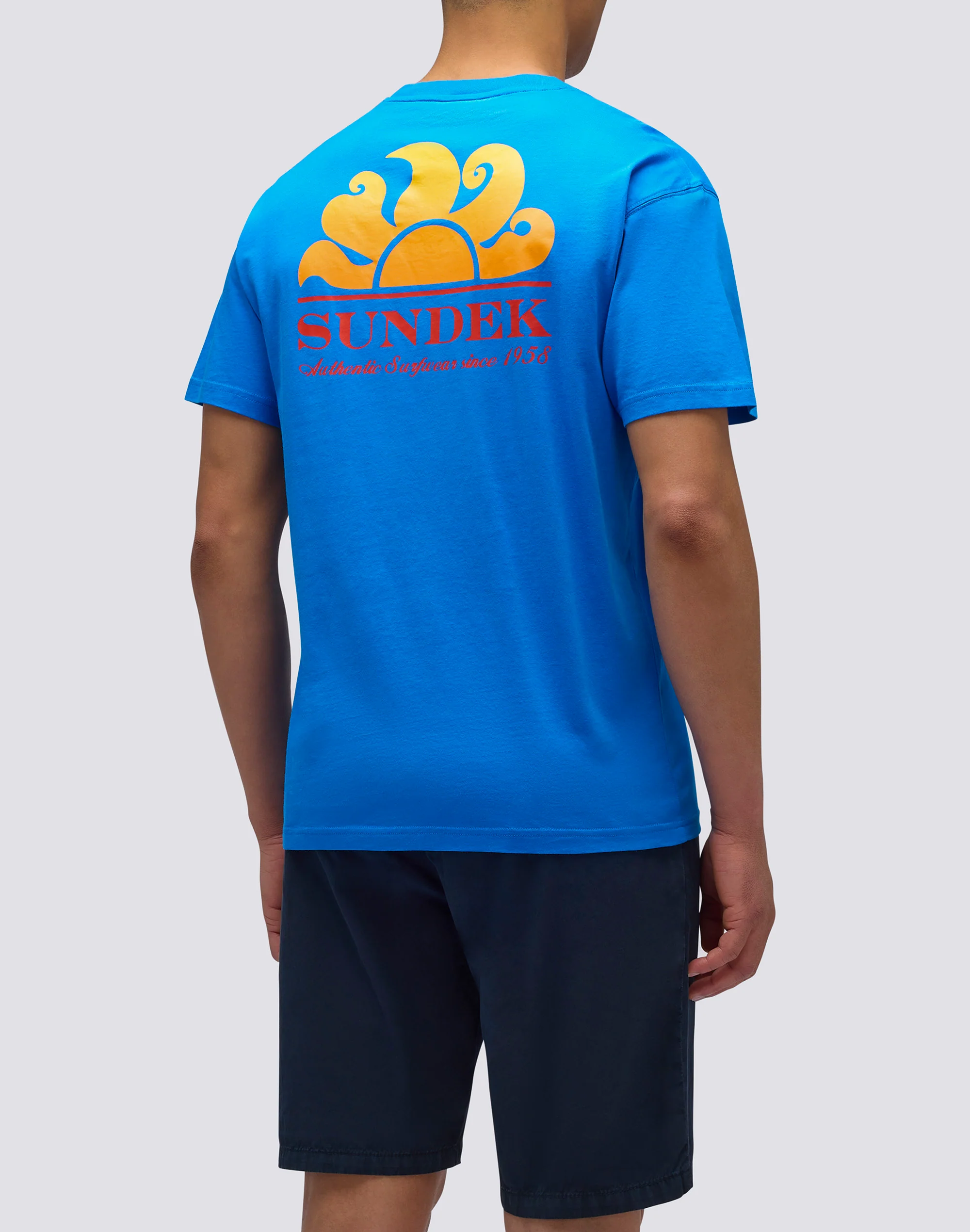 T-SHIRT NEW HERBERT GIROCOLLO CON MAXI-LOGO
