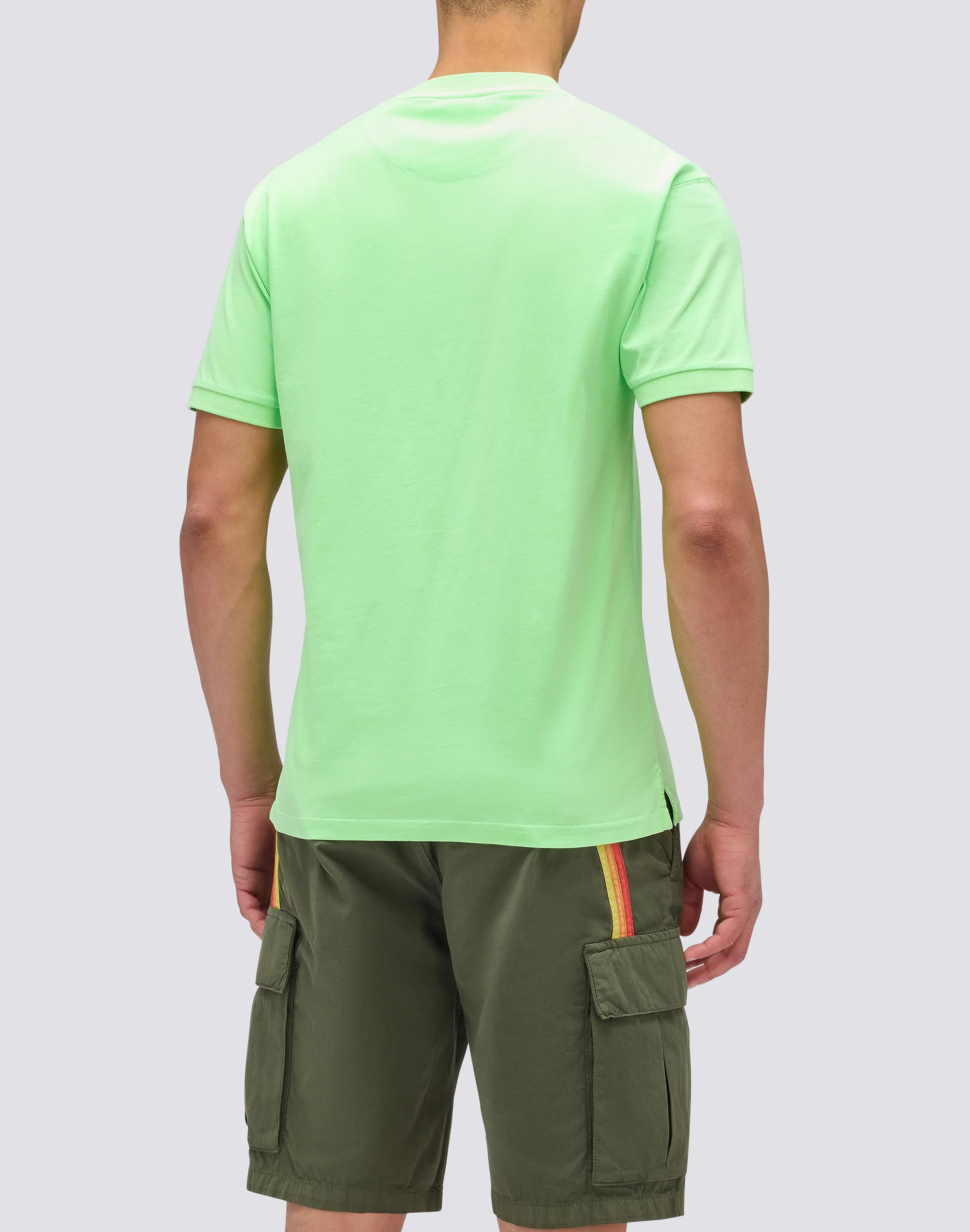 T-SHIRT NEW DEY GIROCOLLO TINTO CAPO CON LOGO - Image 2