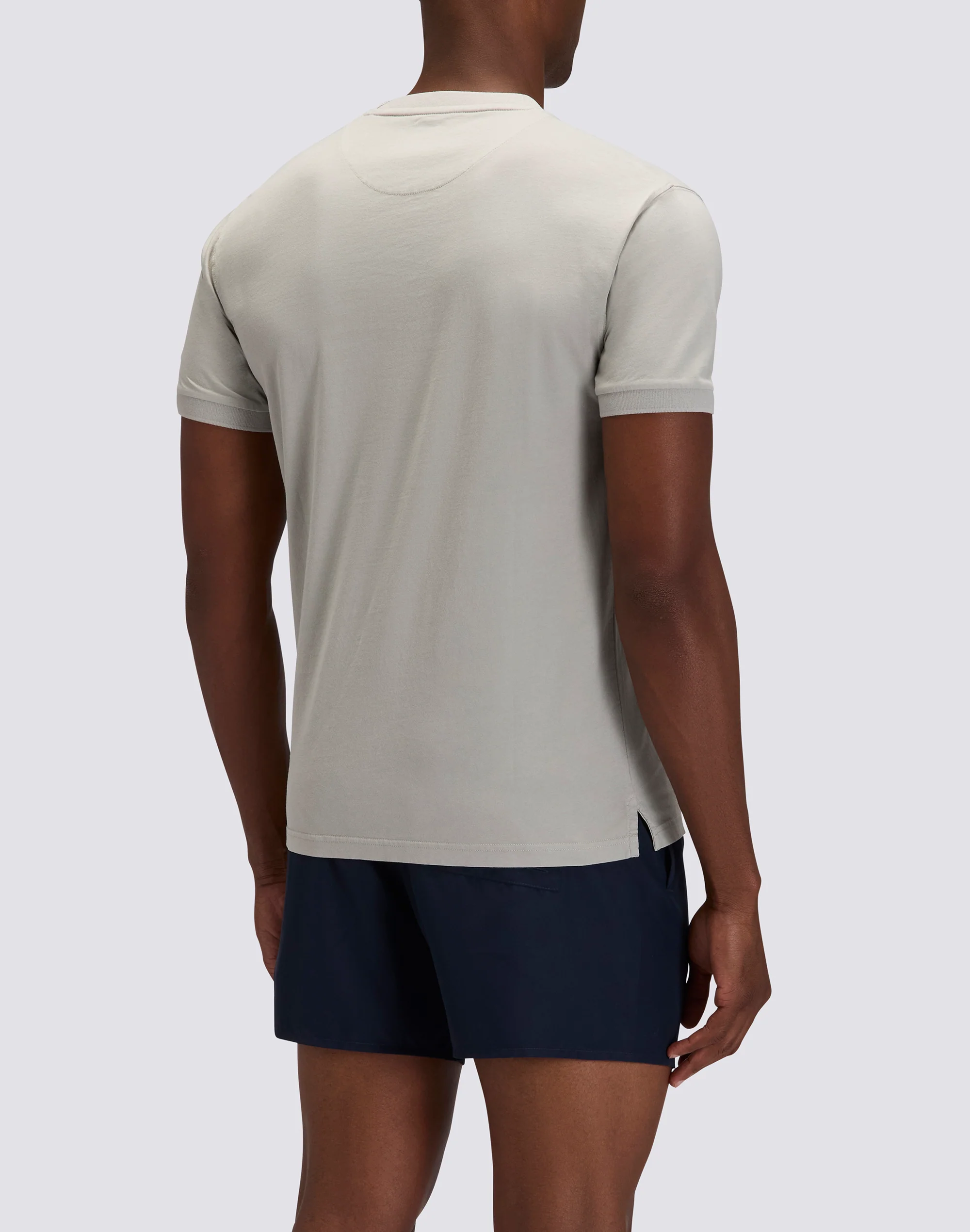 T-SHIRT UOMO NEW DEY A GIROCOLLO TINTO CAPO CON LOGO - Image 2