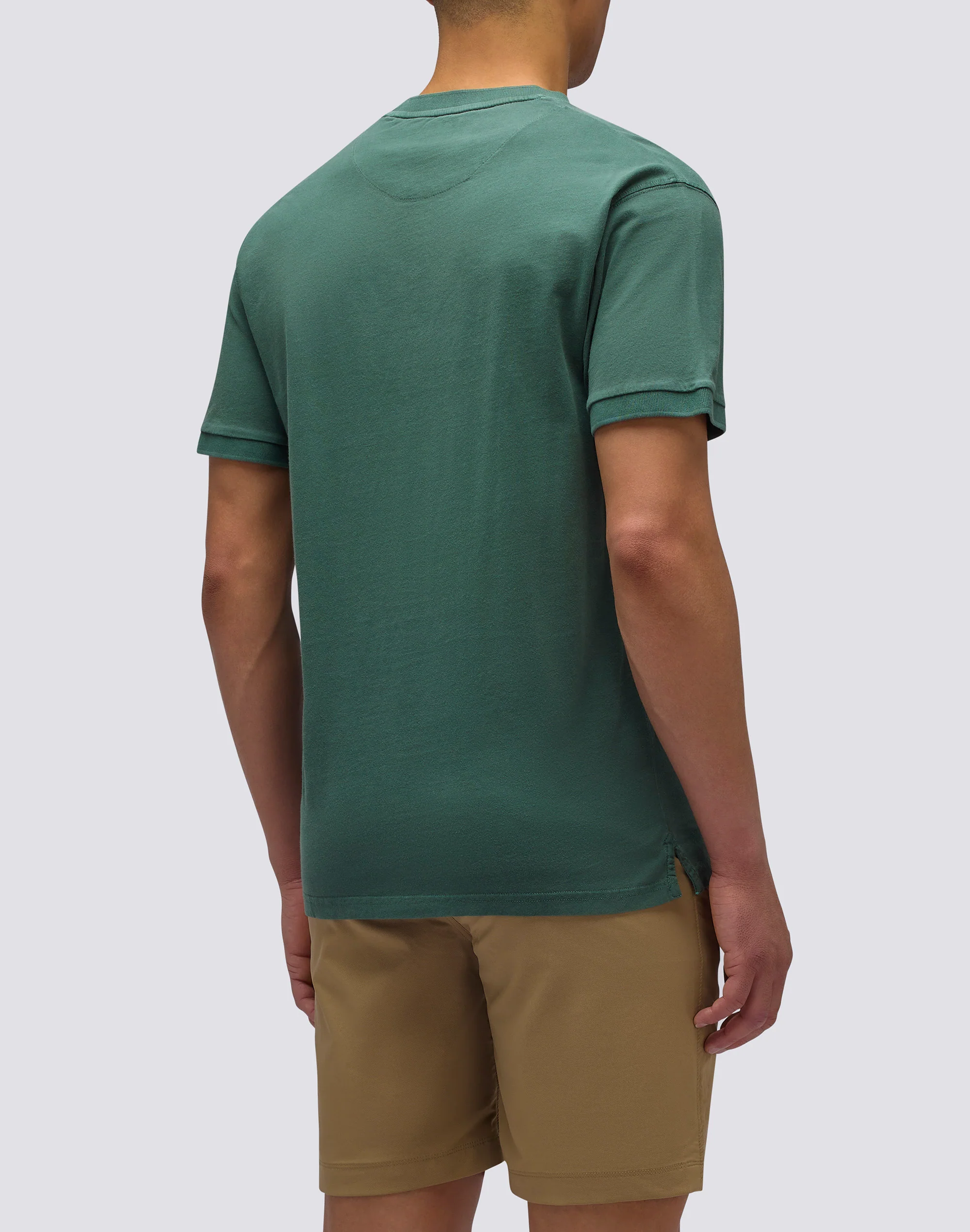 T-SHIRT NEW DEY GIROCOLLO TINTO CAPO CON LOGO - Image 2
