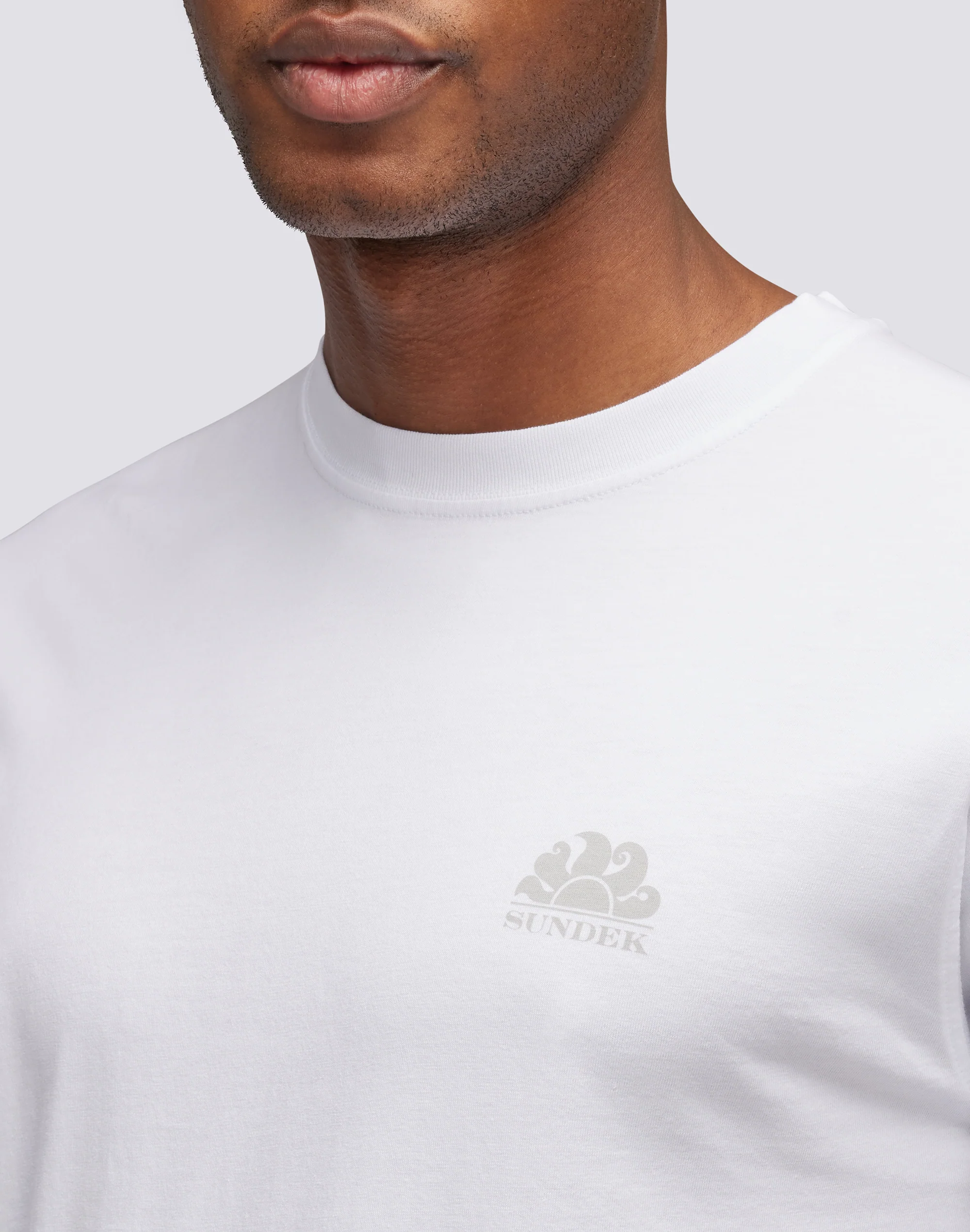 T-SHIRT GIROCOLLO CON LOGO - Image 3