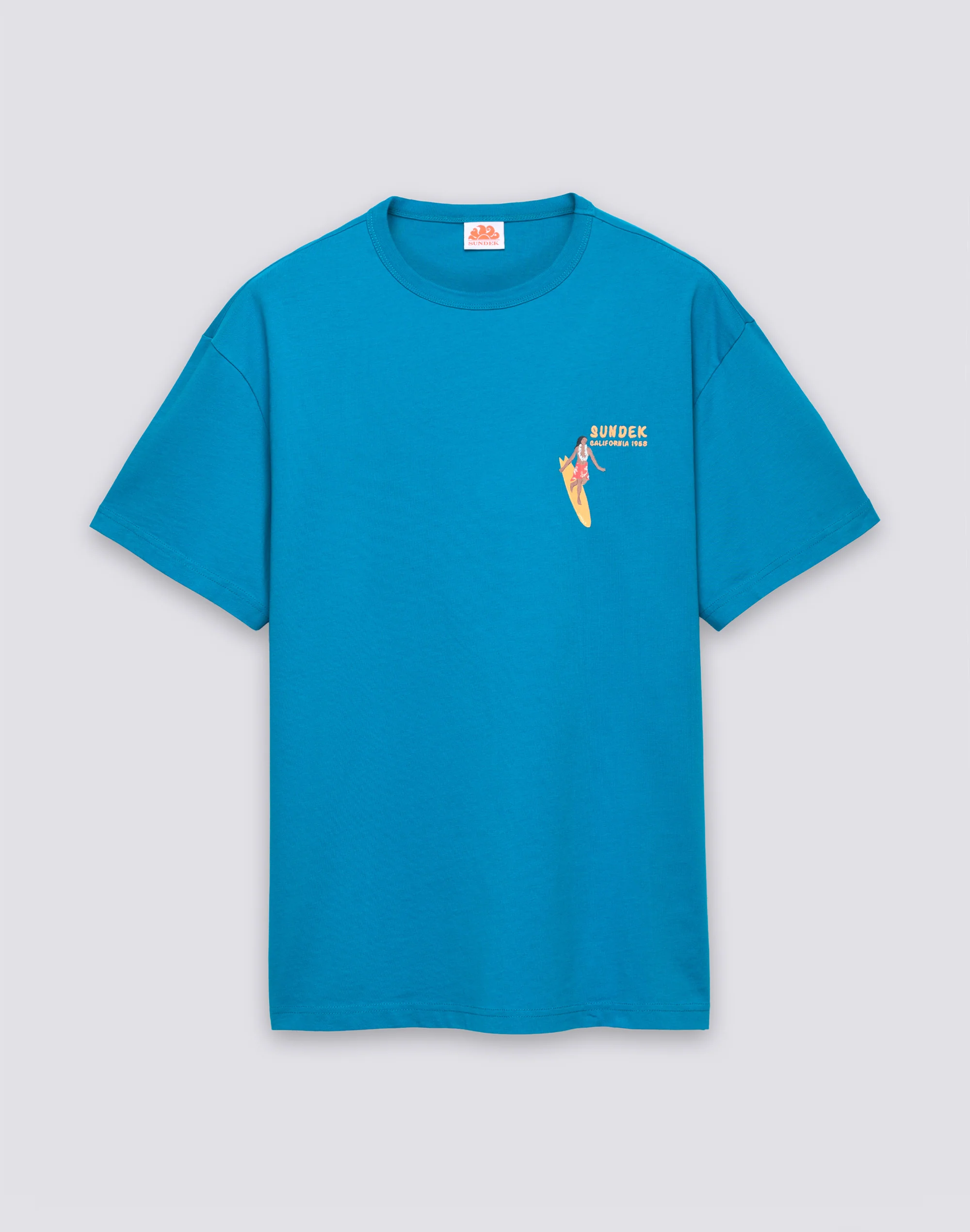 T-SHIRT DA UOMO A GIROCOLLO CON STAMPA E RICAMO - Image 2