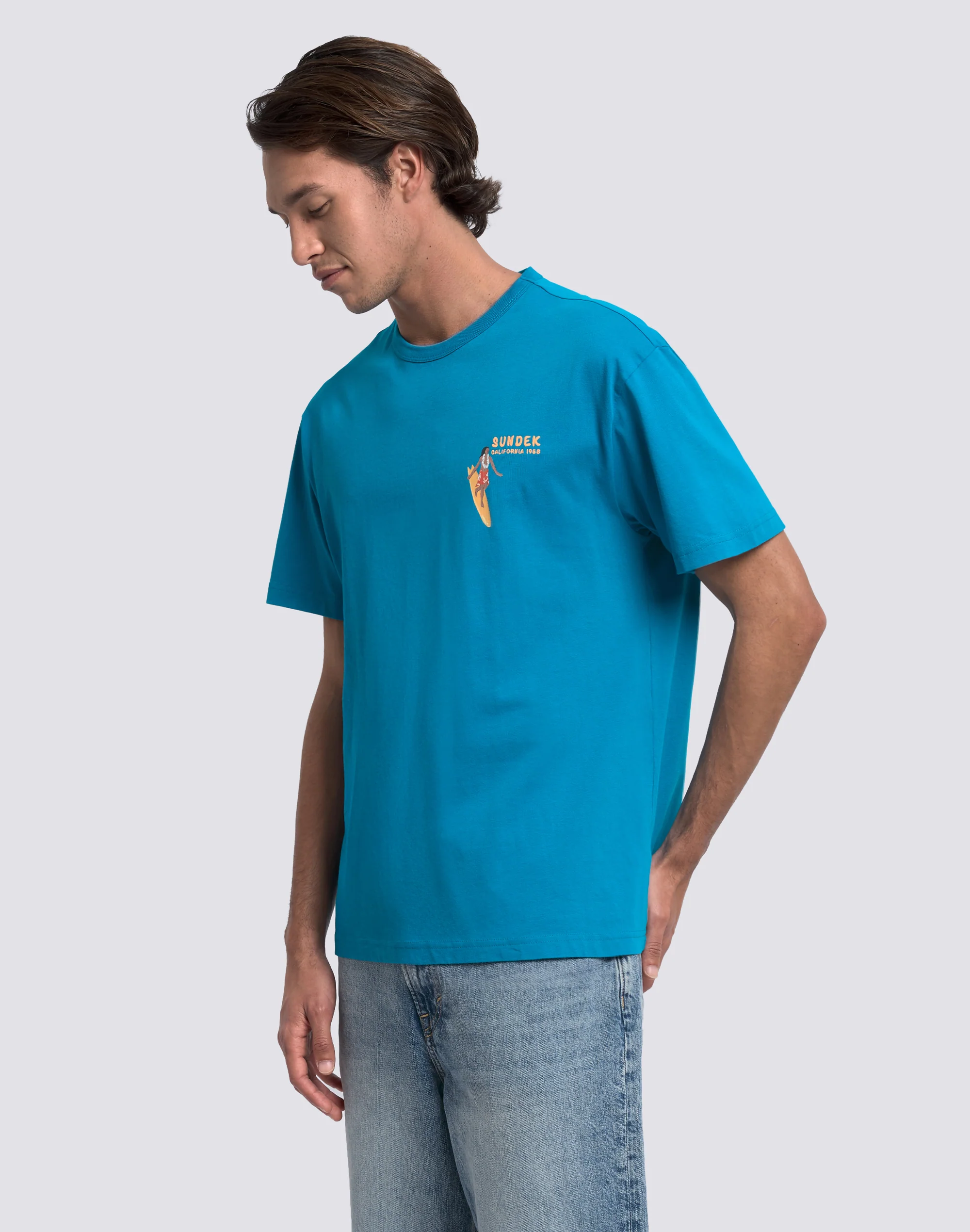 T-SHIRT DA UOMO A GIROCOLLO CON STAMPA E RICAMO - Image 4