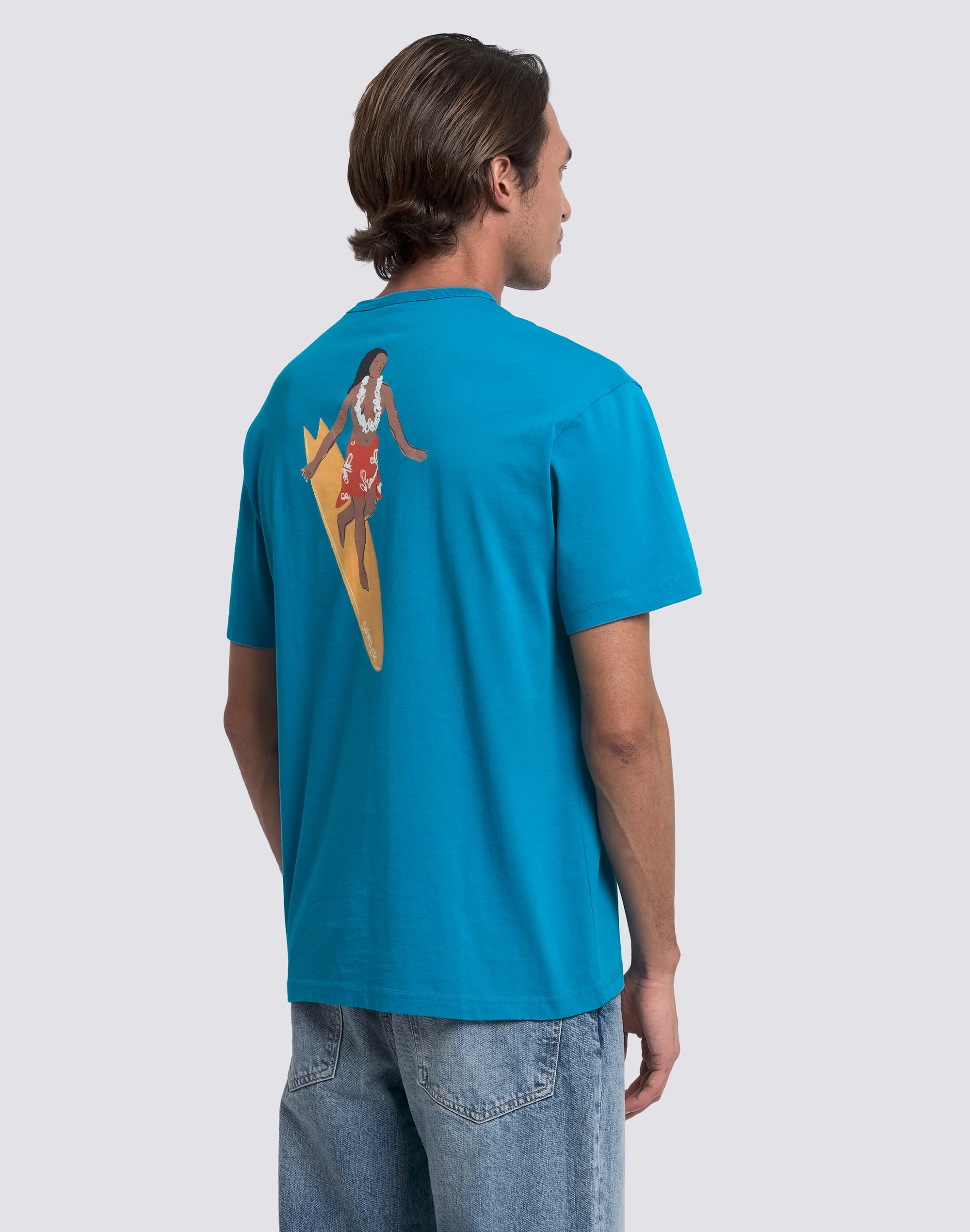 T-SHIRT DA UOMO A GIROCOLLO CON STAMPA E RICAMO - Image 5