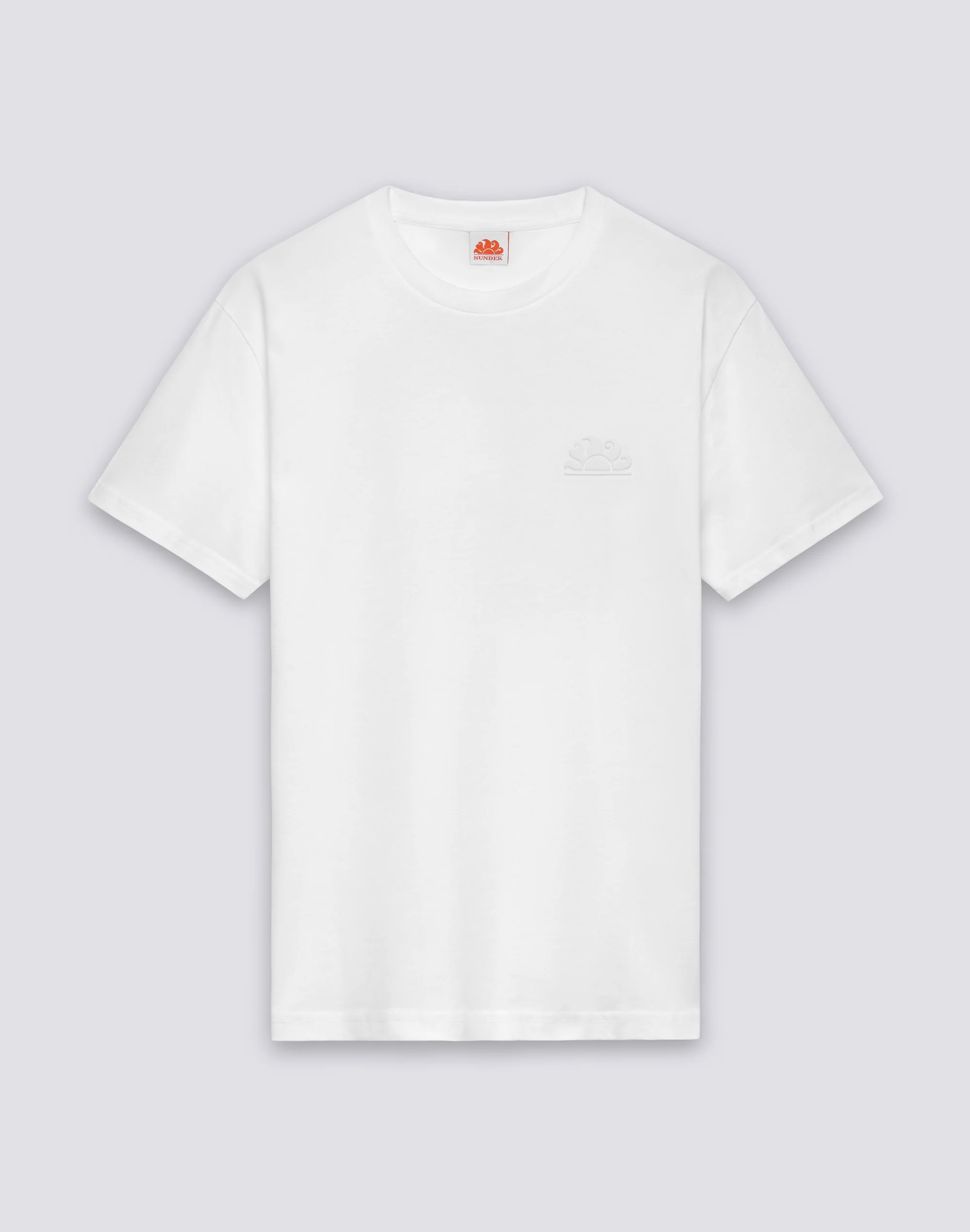 T-SHIRT UOMO A GIROCOLLO CON LOGO EMBOSSATO