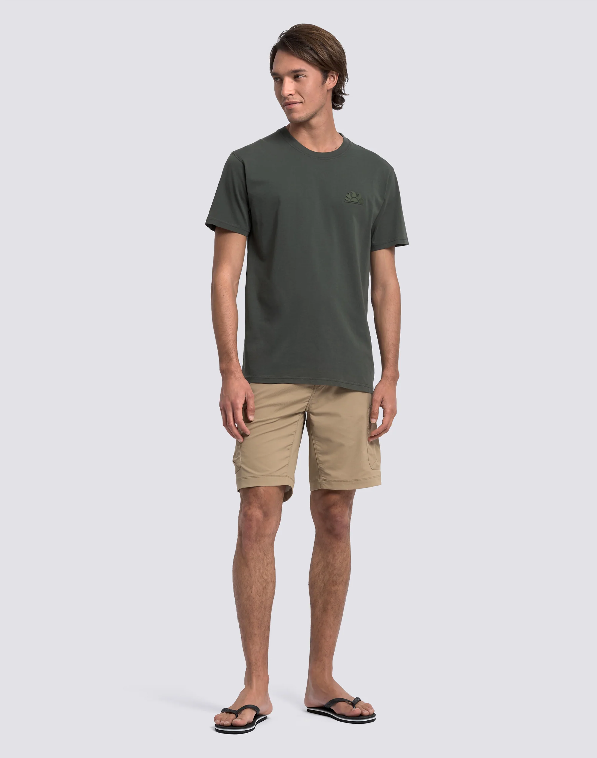 T-SHIRT UOMO A GIROCOLLO CON LOGO EMBOSSATO - Image 3