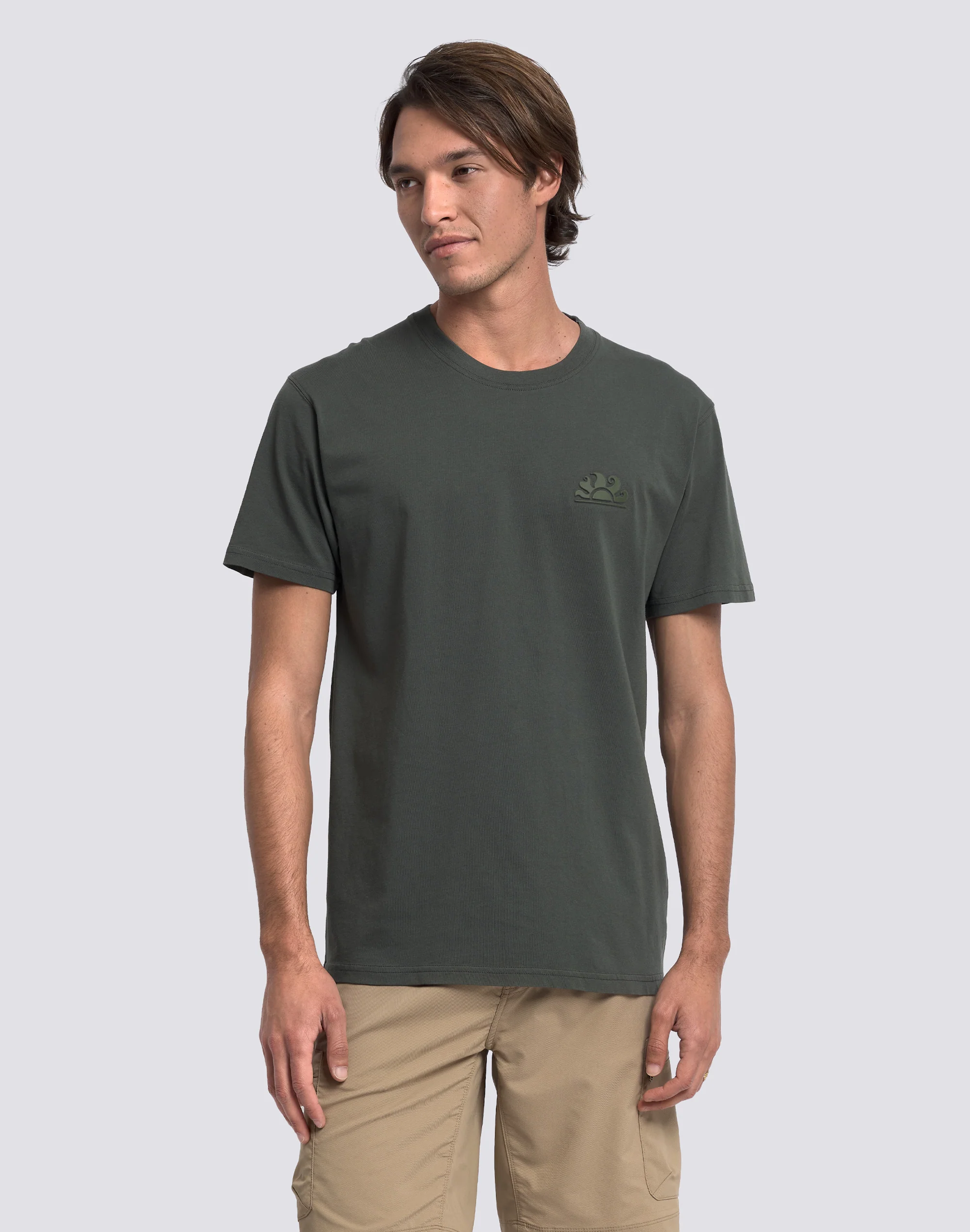 T-SHIRT UOMO A GIROCOLLO CON LOGO EMBOSSATO - Image 4