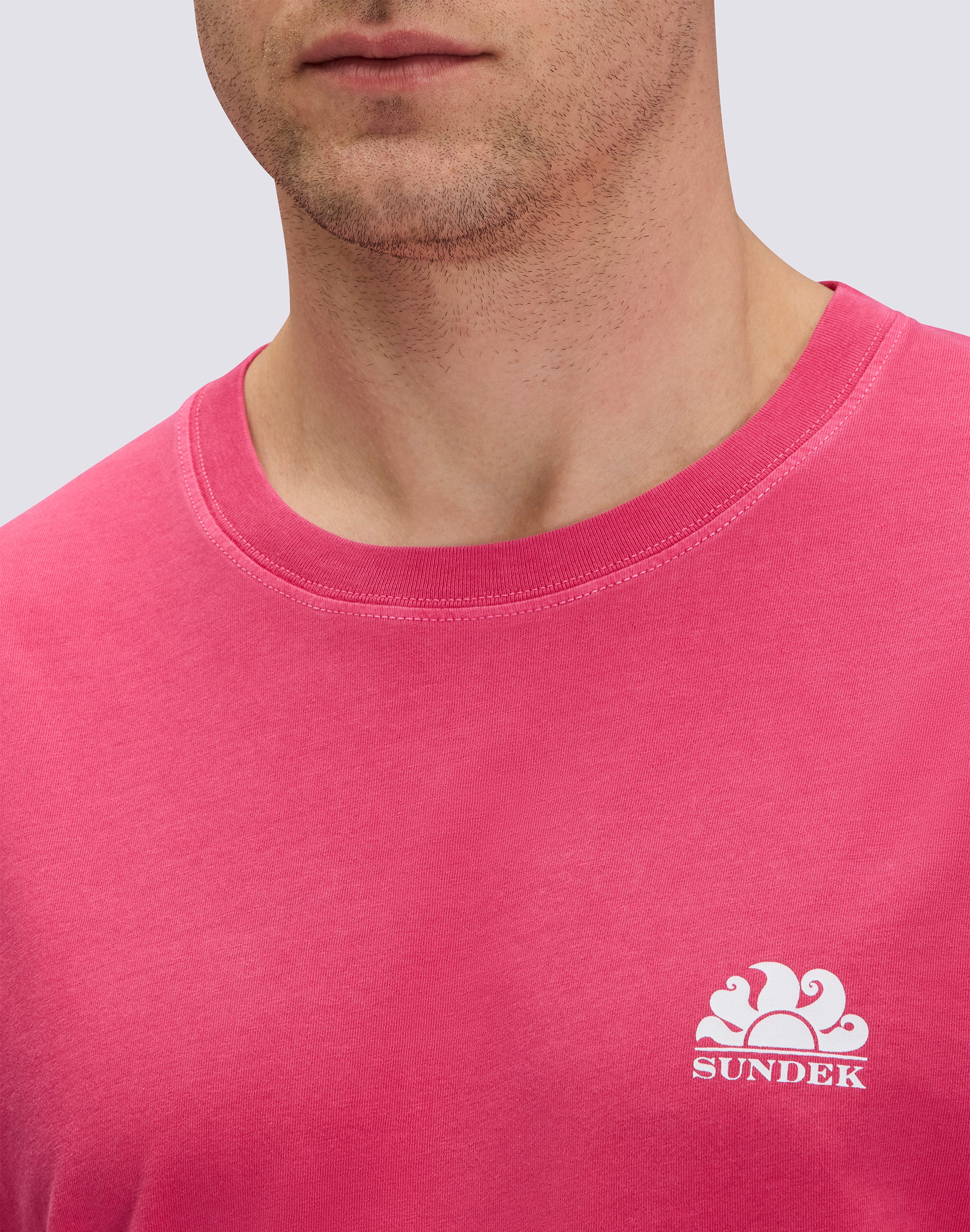 T-SHIRT UOMO A GIROCOLLO TINTO CAPO - Image 4