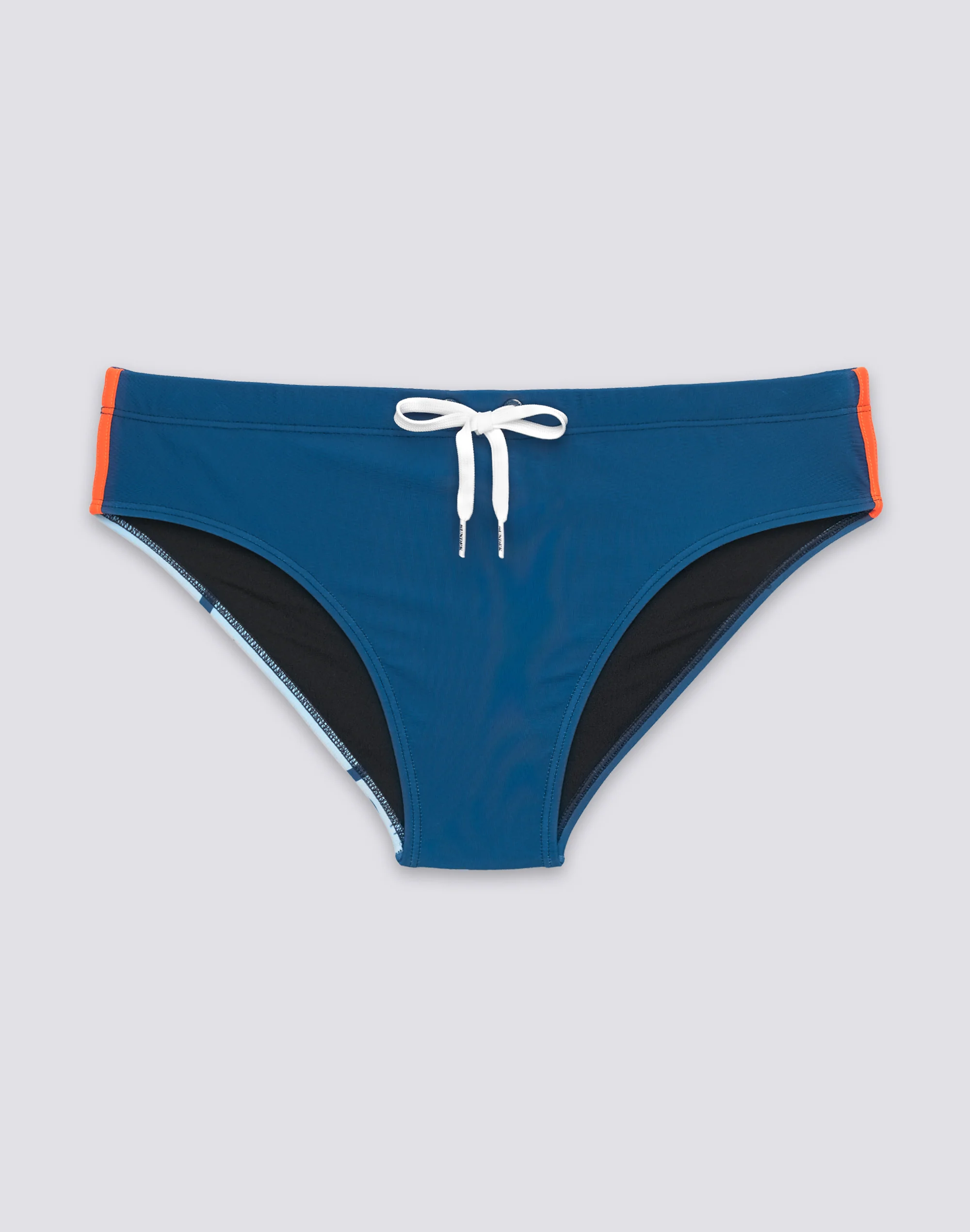 SLIP MARE UOMO LEONARDO CON STAMPA LOGO SFUMATO - Image 2