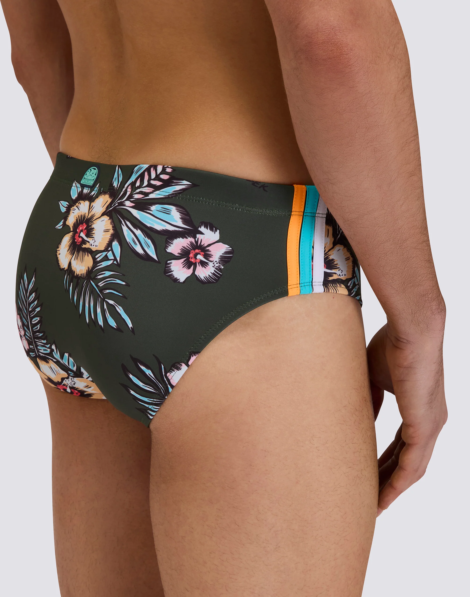 SLIP MARE UOMO STAMPA GRAPHIC FLOWER - Image 3