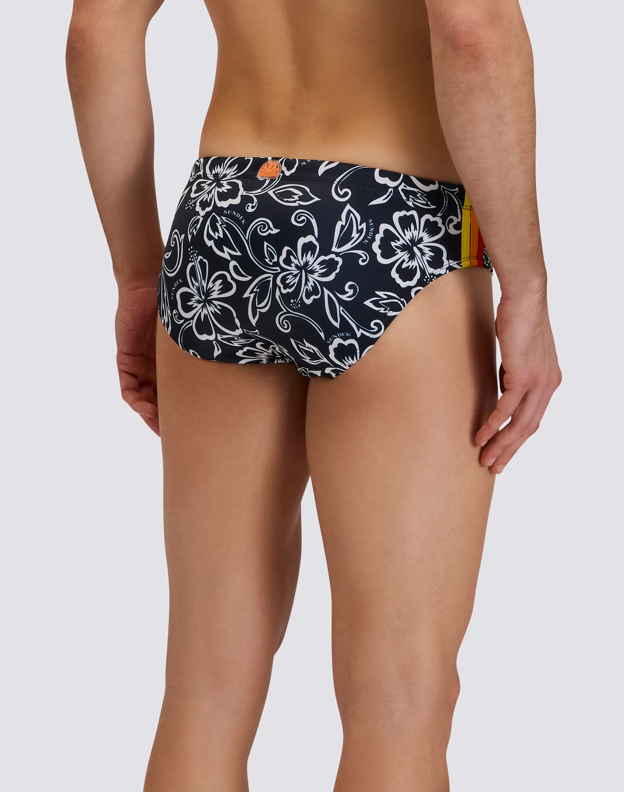 SLIP MARE DIWALTER CON STAMPA ARCHIVE HIBISCUS - Image 2