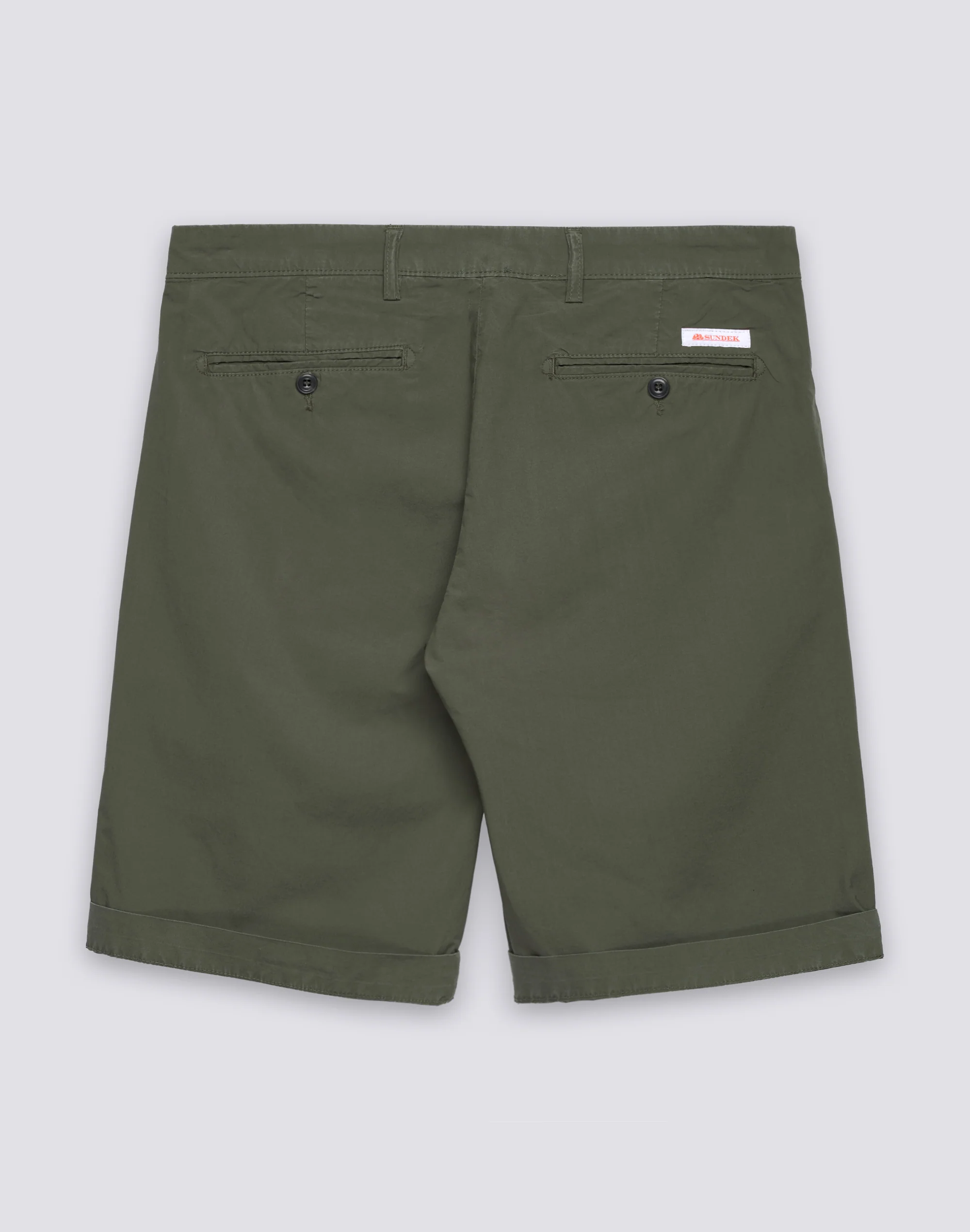 WALKSHORT UOMO TINTO CAPO IN POPELINE STRETCH - Image 2