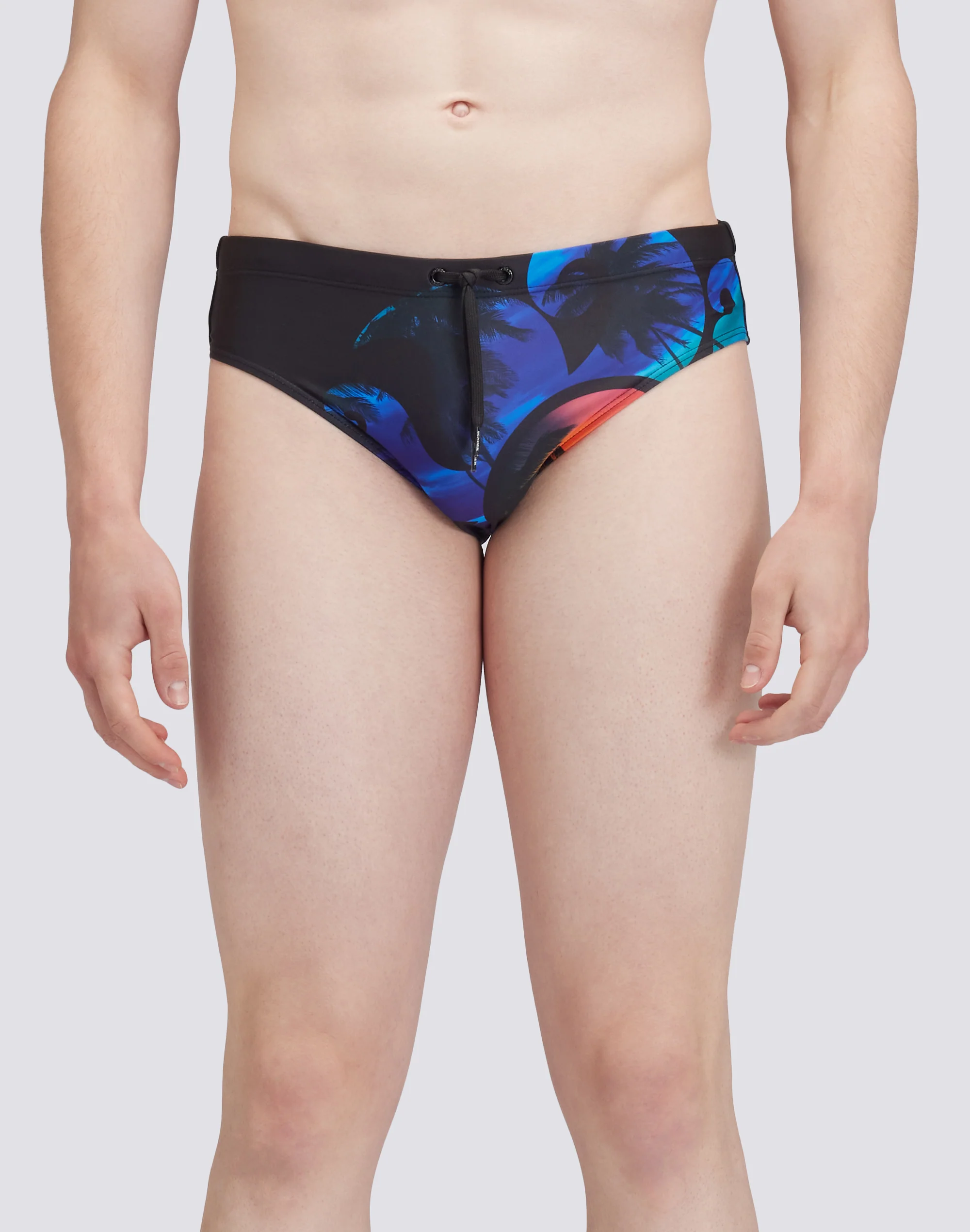 SLIP MARE CON STAMPA PALMA - Image 2
