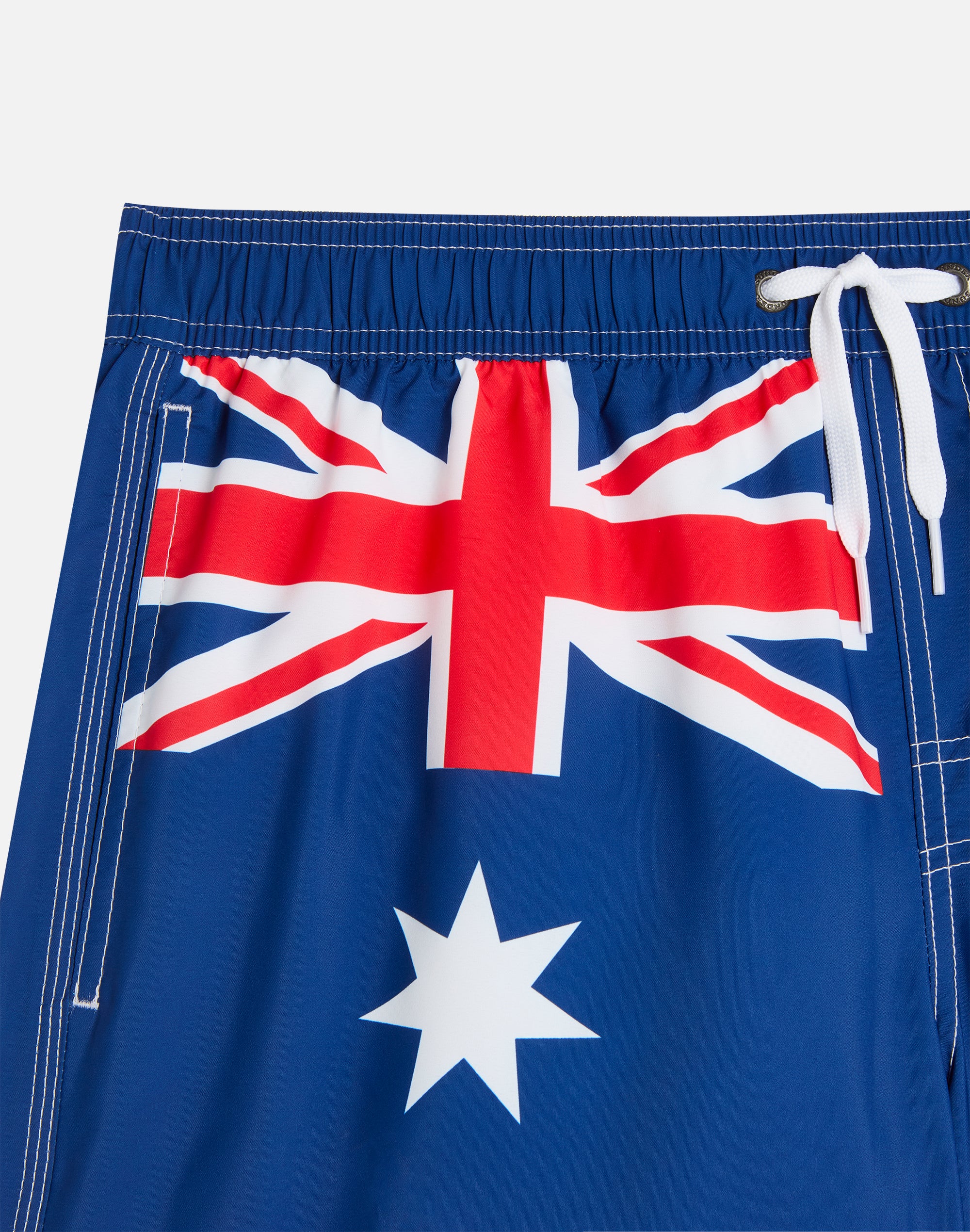 COSTUME DA BAGNO CORTO VITA ELASTICATA POLIESTERE RICICLATO REPREVE® BANDIERA AUSTRALIA - Image 6